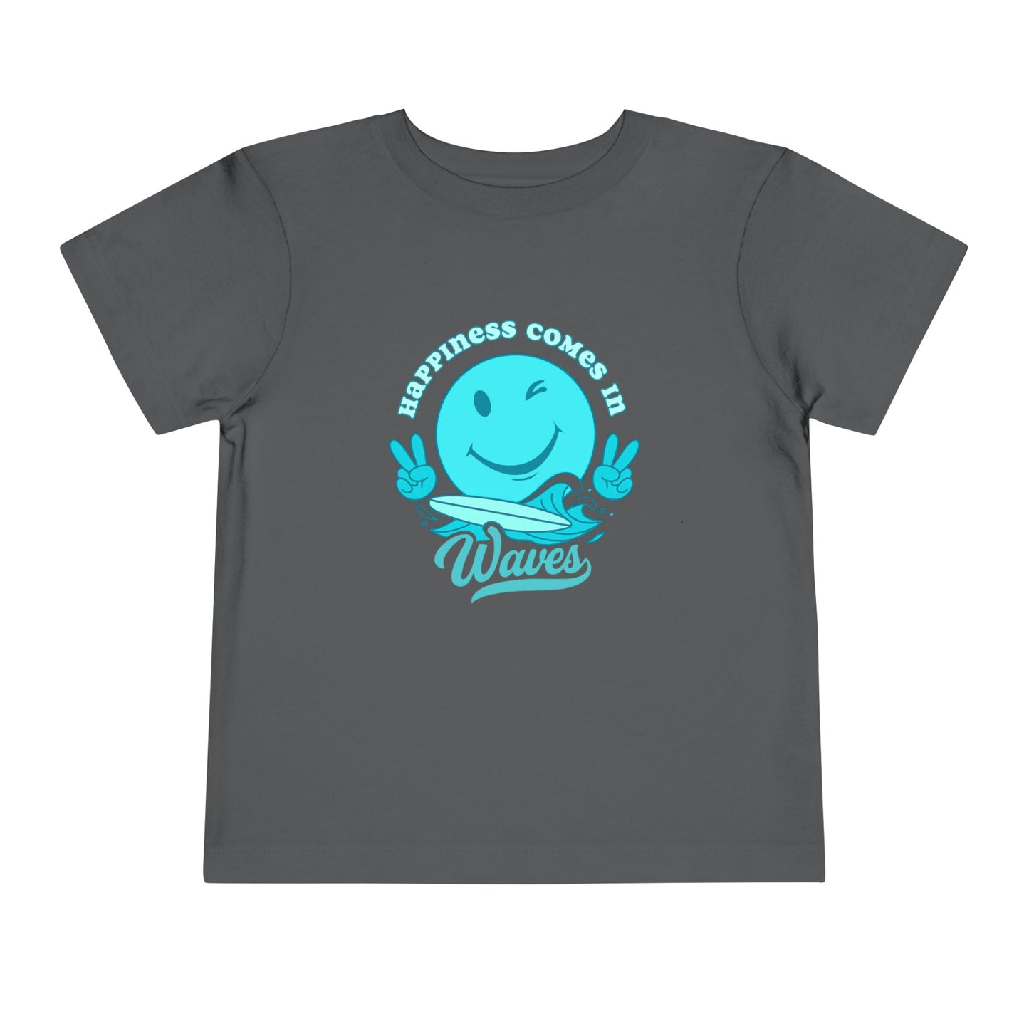 Happiness in Waves- Toddler/Kid - on Light & Dark Tees👕