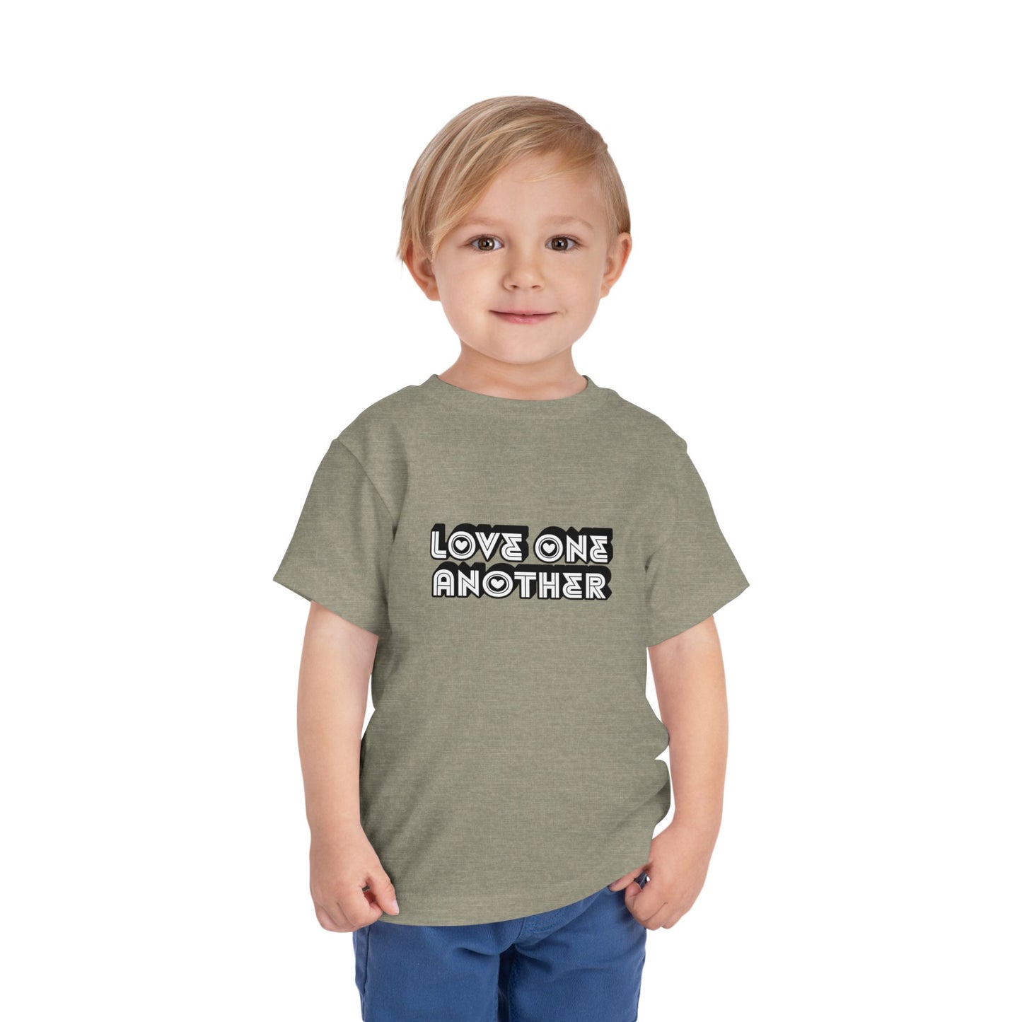 Love One Another - Unisex Toddler/Kid - Front Print on Light & Dark Tees👕