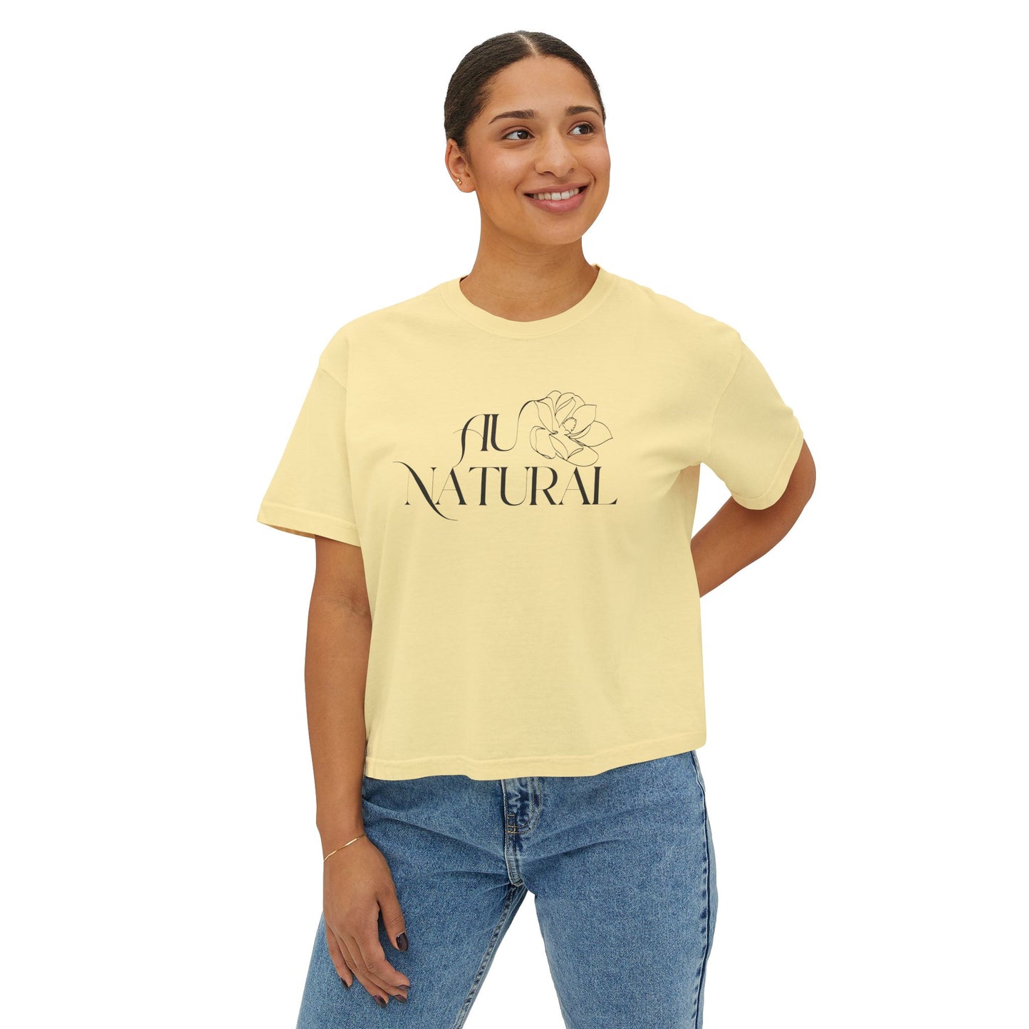 Au Natural - Woman's Boxy Tee π
