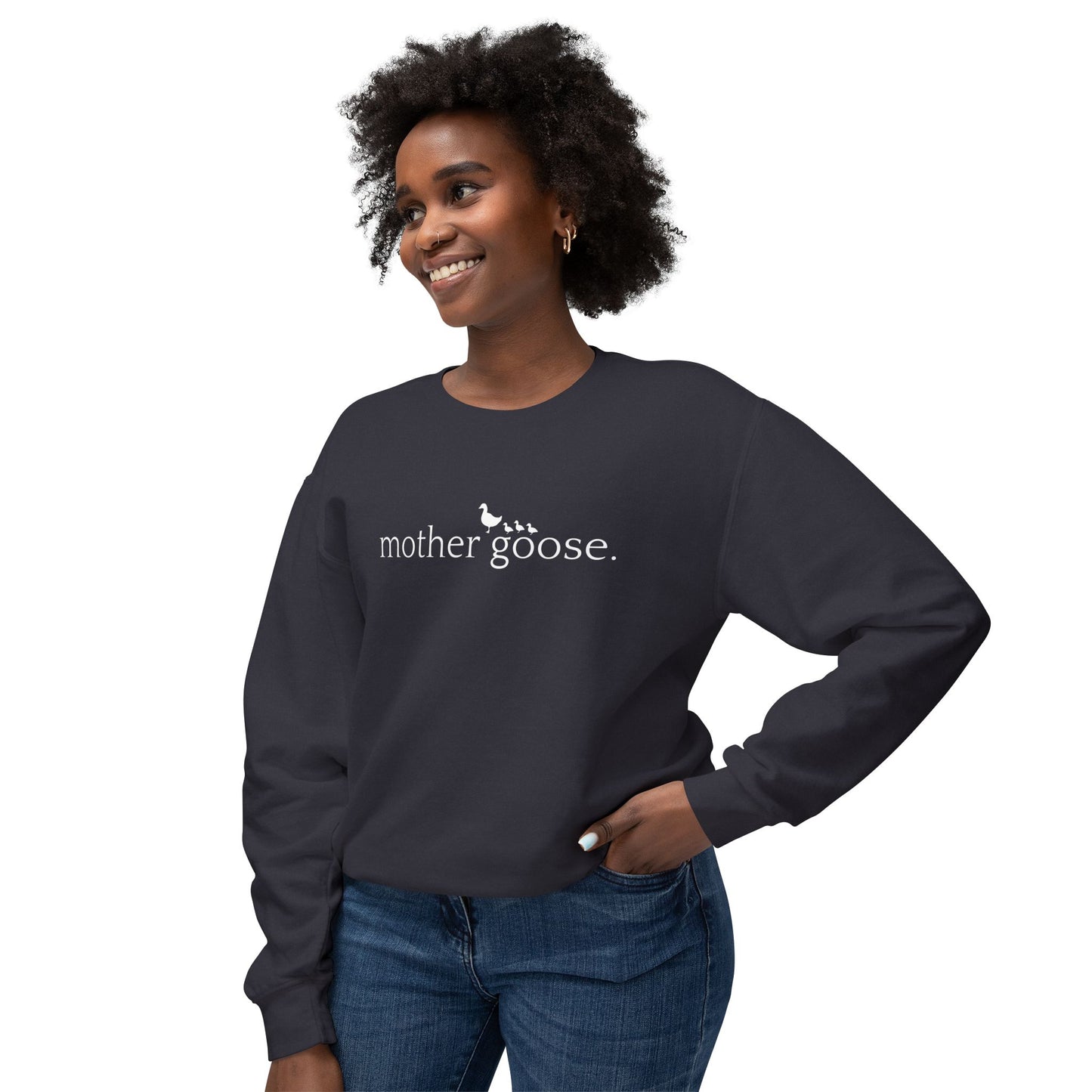 Mother Goose - Unisex - On Dark Lightweight Crewneck Sweatshirt π