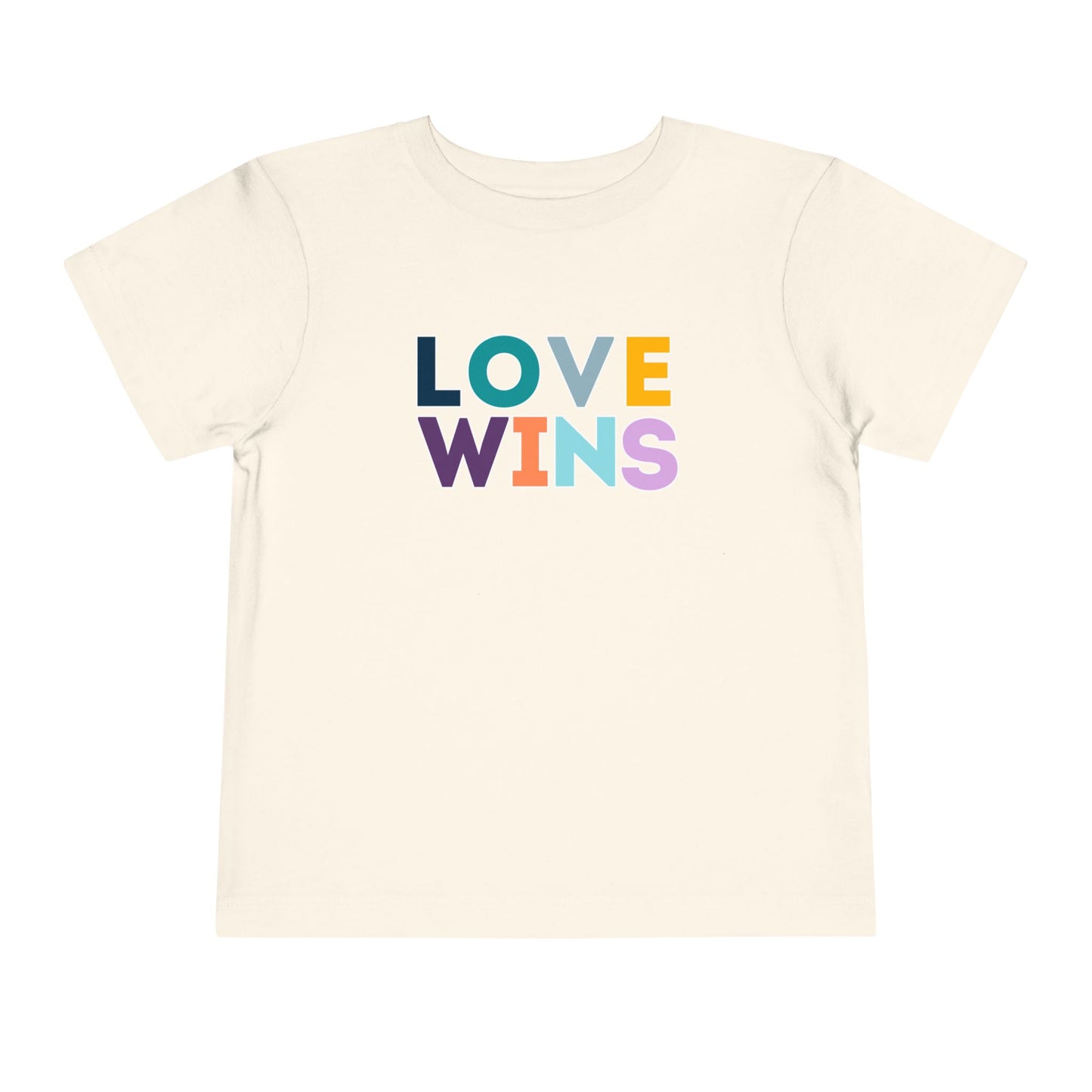 Love Wins - Unisex Toddler/Kid - Front Print on Light & Dark Tees👕