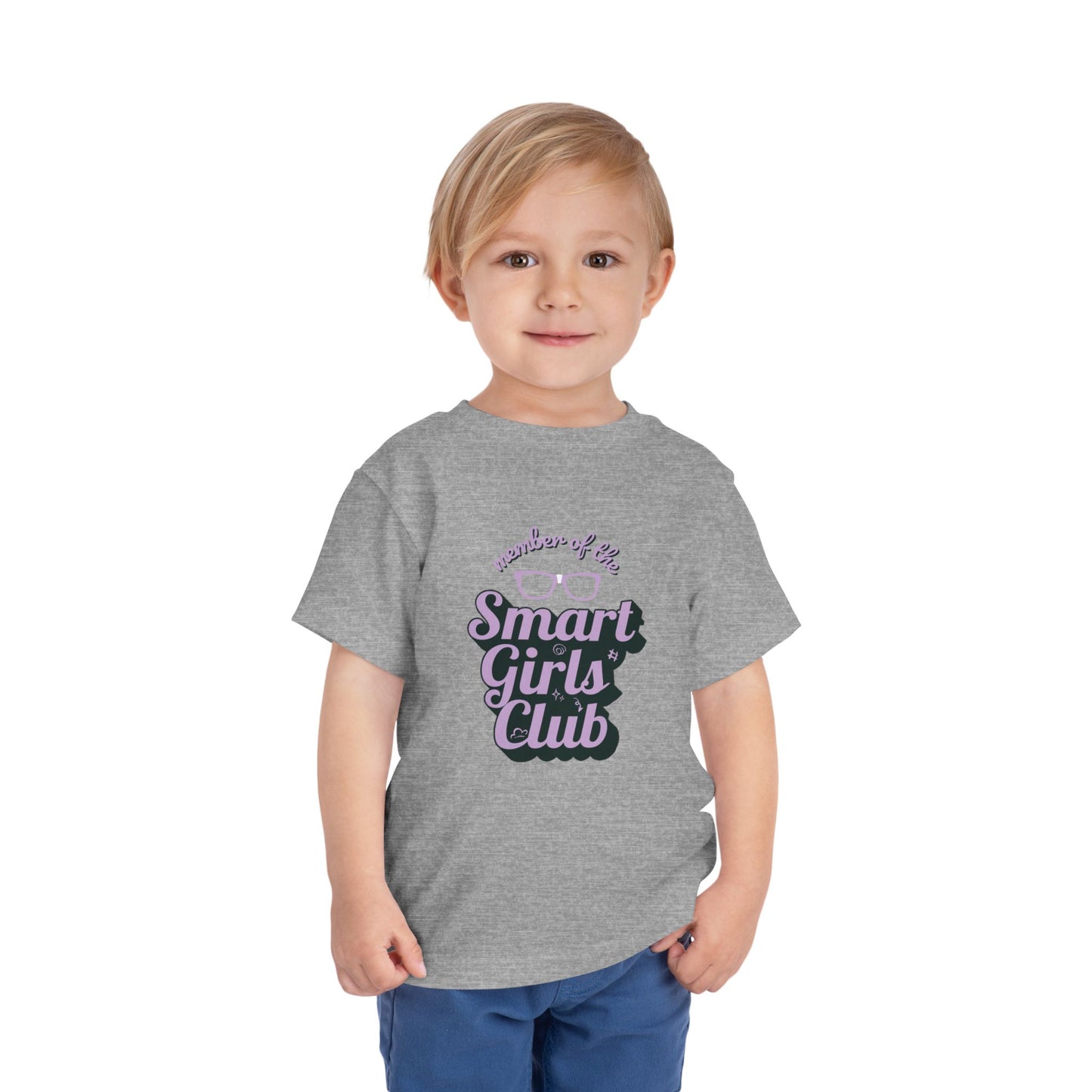 Smart Girls Club - Unisex Toddler/Kid - Front Print on Light & Dark Tees 👕