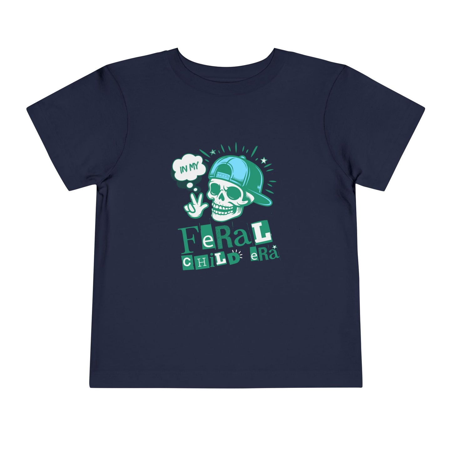 Feral Child - Unisex Toddler/Kid - Front Print on Light & Dark Tees 👕