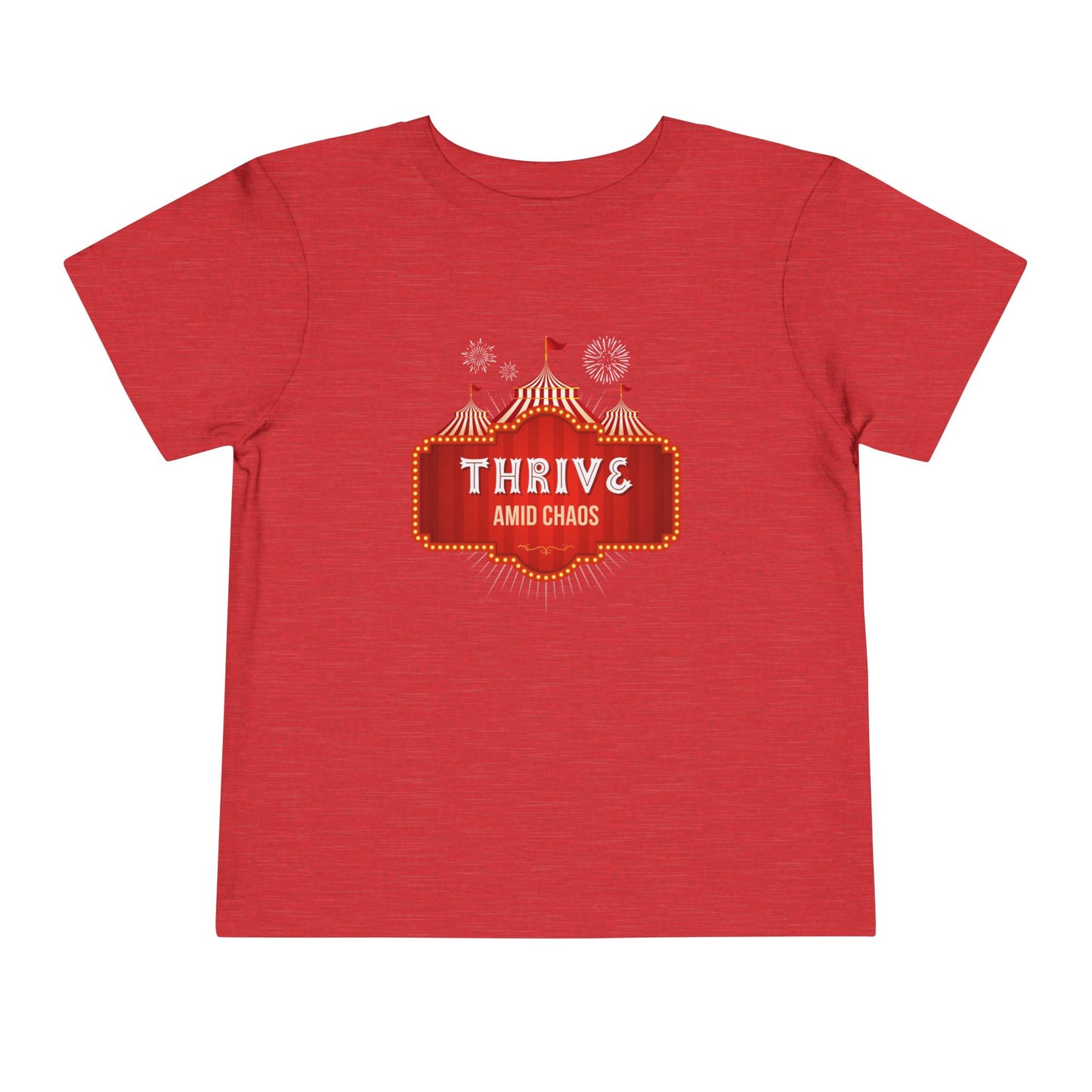 Thrive Amid Chaos - Unisex Toddler/Kid - Front Print on Light & Dark Tees 👕