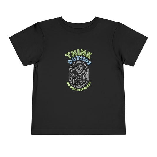 Think Outside - Unisex Toddler/Kids - Front Print on Light & Dark Tees👕