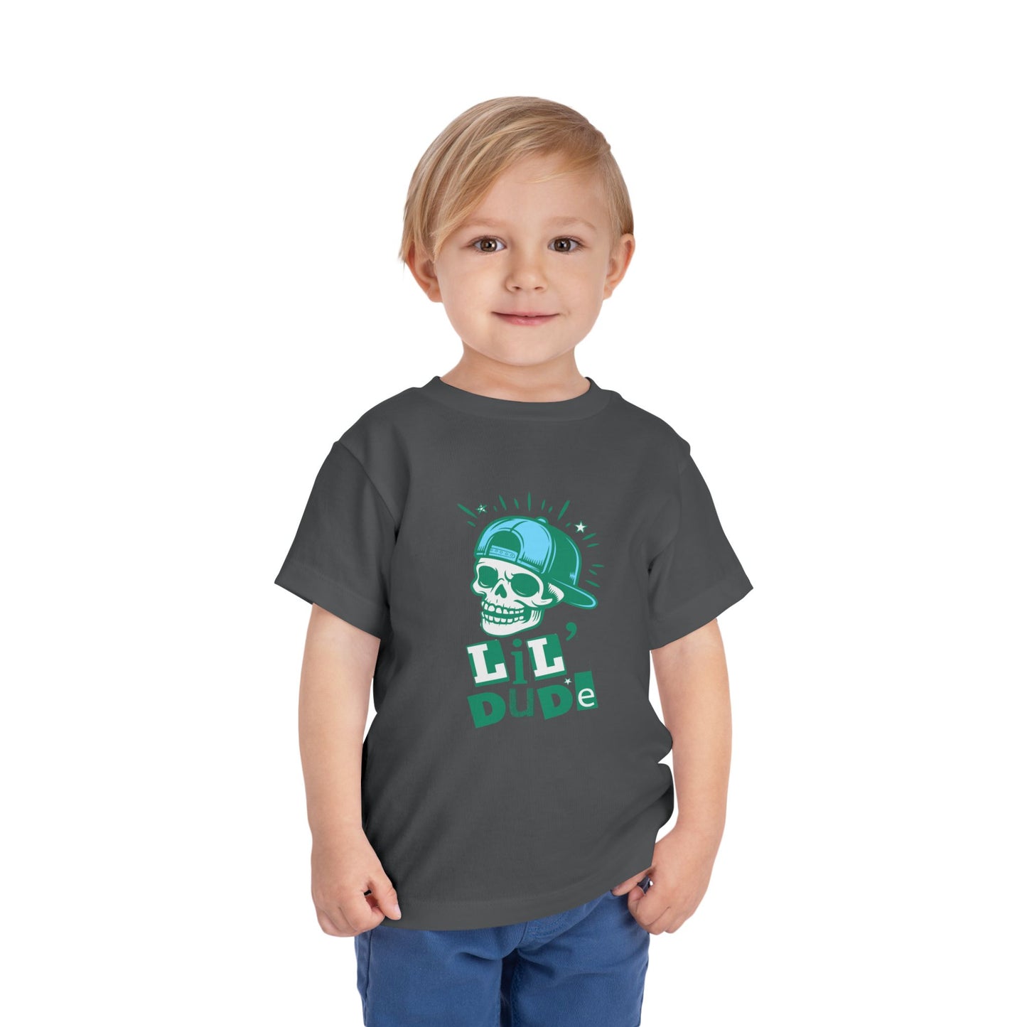 Lil' Dude - Unisex Toddler/Kid - Front Print on Light & Dark Tees 👕
