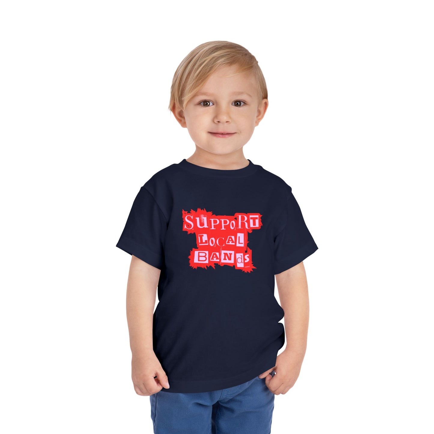 Support Local Bands Punky - Unisex Toddler/Kid - Front Print on Light & Dark Tees👕