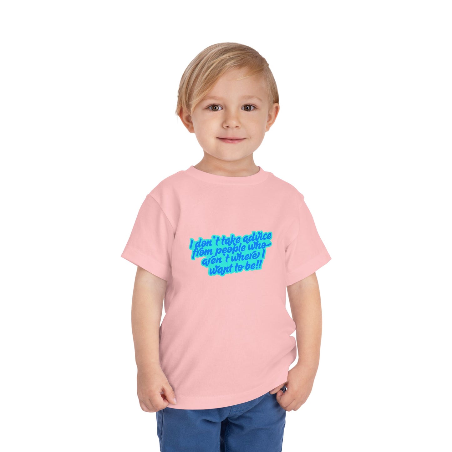 I Don't Take Advice - Toddler - Front & Back Print on Light & Dark Tees👕
