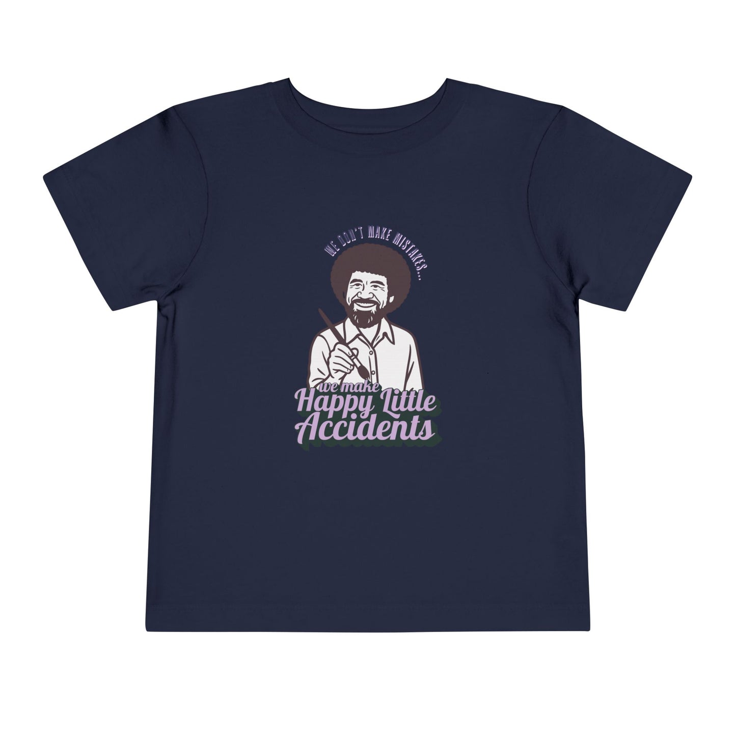 Bob Ross - Unisex Toddler/Kid - Front Print on Light & Dark Tees ๐