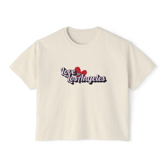 Love for Los Angeles - Woman's Boxy Tee 👕