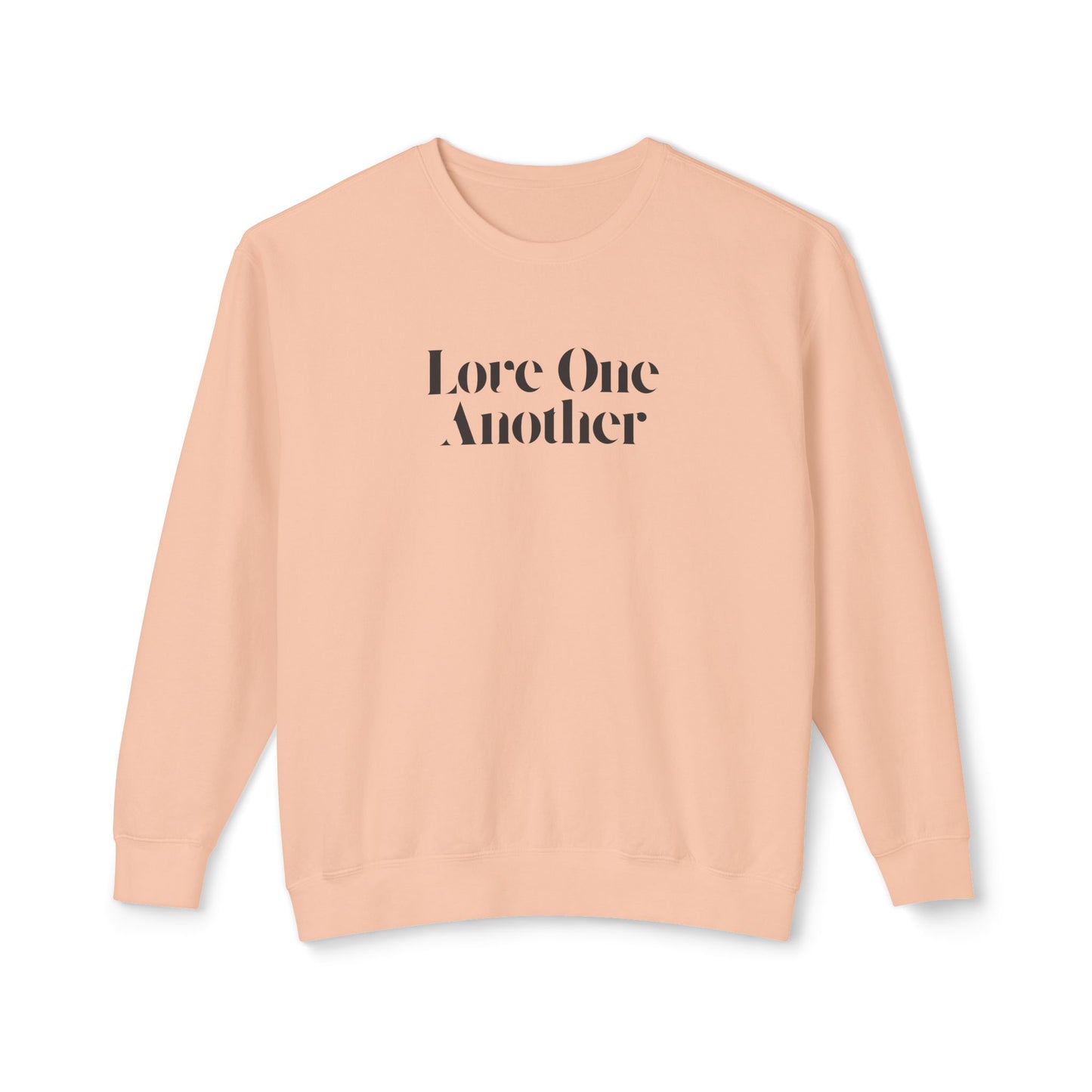 Love One Another - Unisex - On Dark Lightweight Crewneck Sweatshirt π