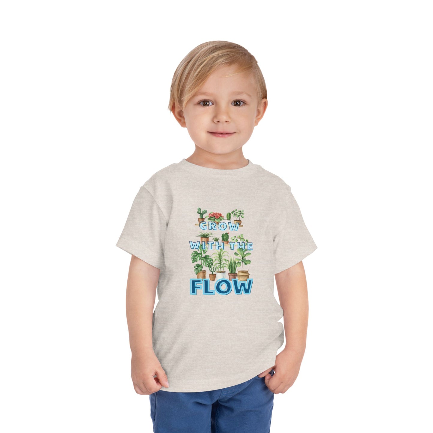 Grow With The Flow - Unisex Toddler/Kid - Front & Back Print on Light & Dark Tees👕