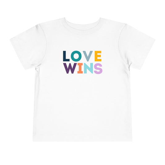 Love Wins - Unisex Toddler/Kid - Front Print on Light & Dark Tees👕