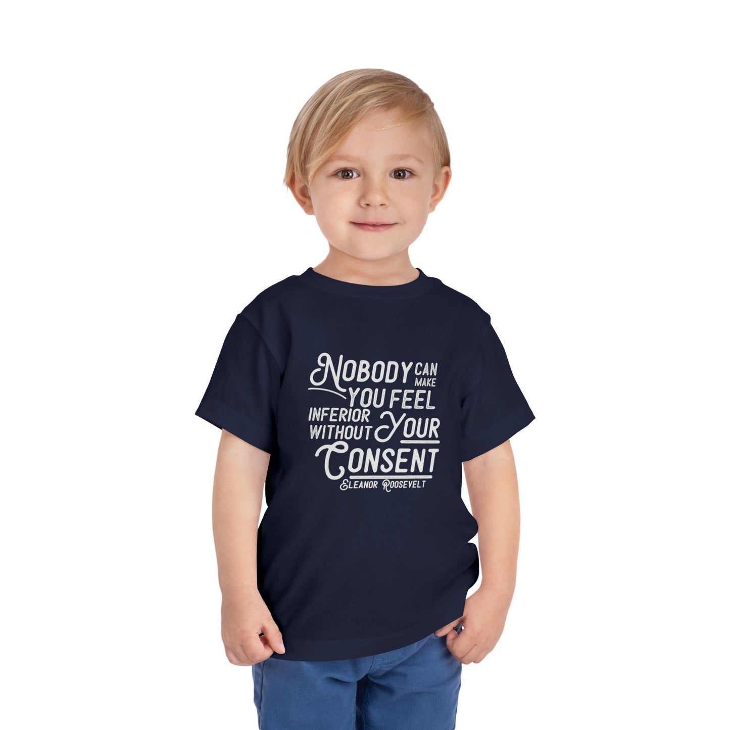 Inferior Without Consent - Toddler Unisex - Front Print on Light & Dark Tees👕