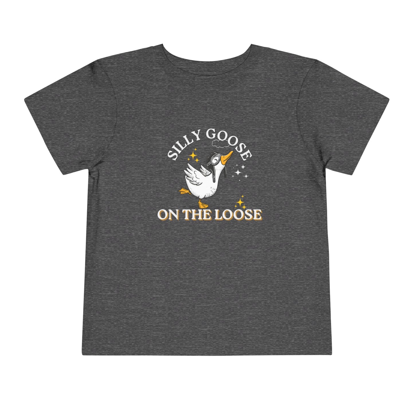 Silly Goose - Unisex Toddler/Kid - Front Print on Light & Dark Tees ๐
