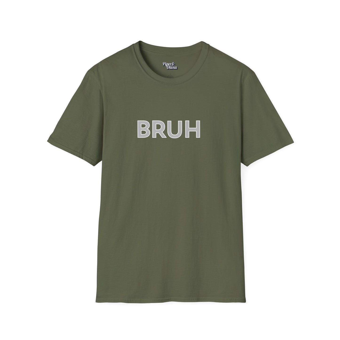 Bruh - Unisex - On Dark and Light Colored Tee๐