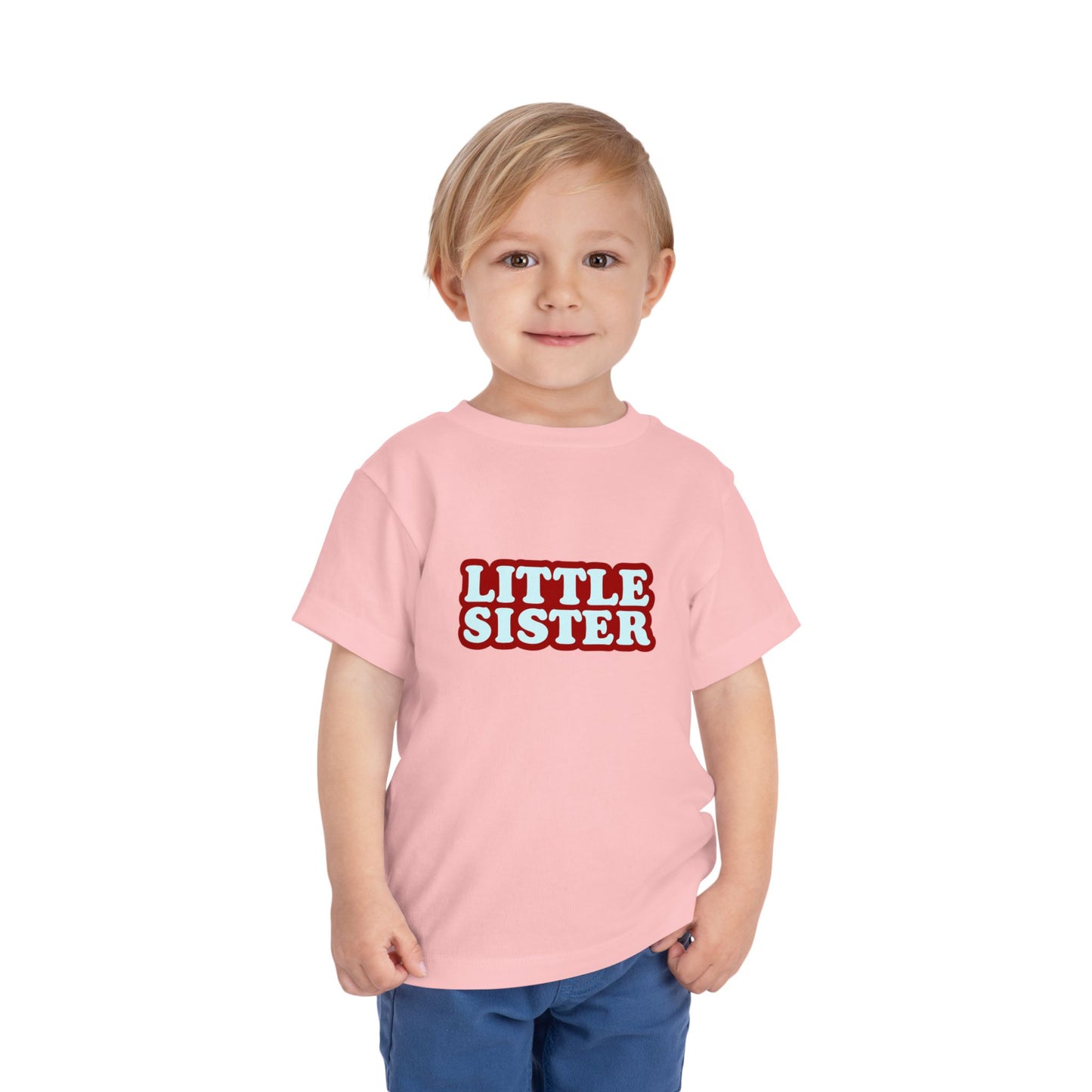 Little Sister - Unisex Toddler/Kid - Front Print on Light & Dark Tees 👕