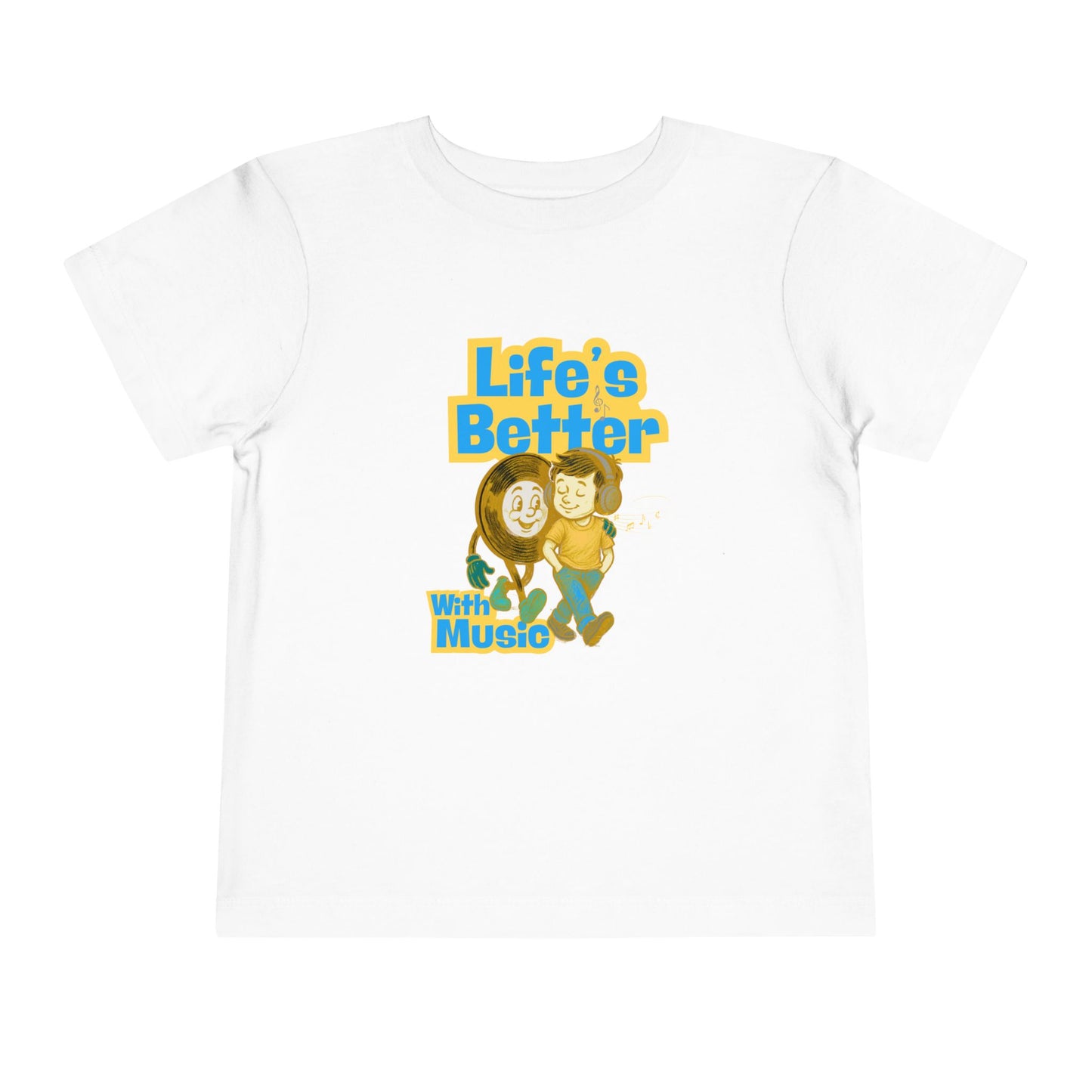 Life's Better - Unisex Toddler/Kid - Front Print on Light & Dark Tees 👕