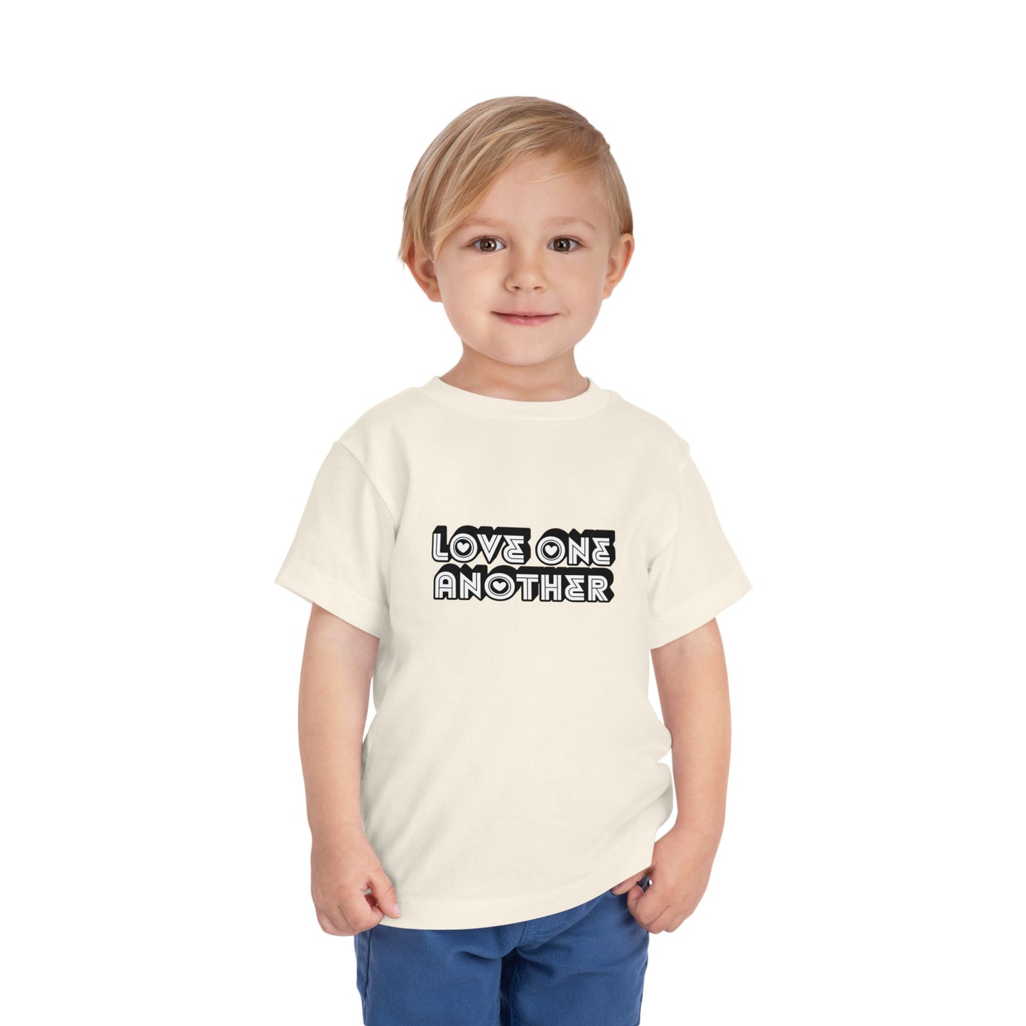 Love One Another - Unisex Toddler/Kid - Front Print on Light & Dark Tees👕