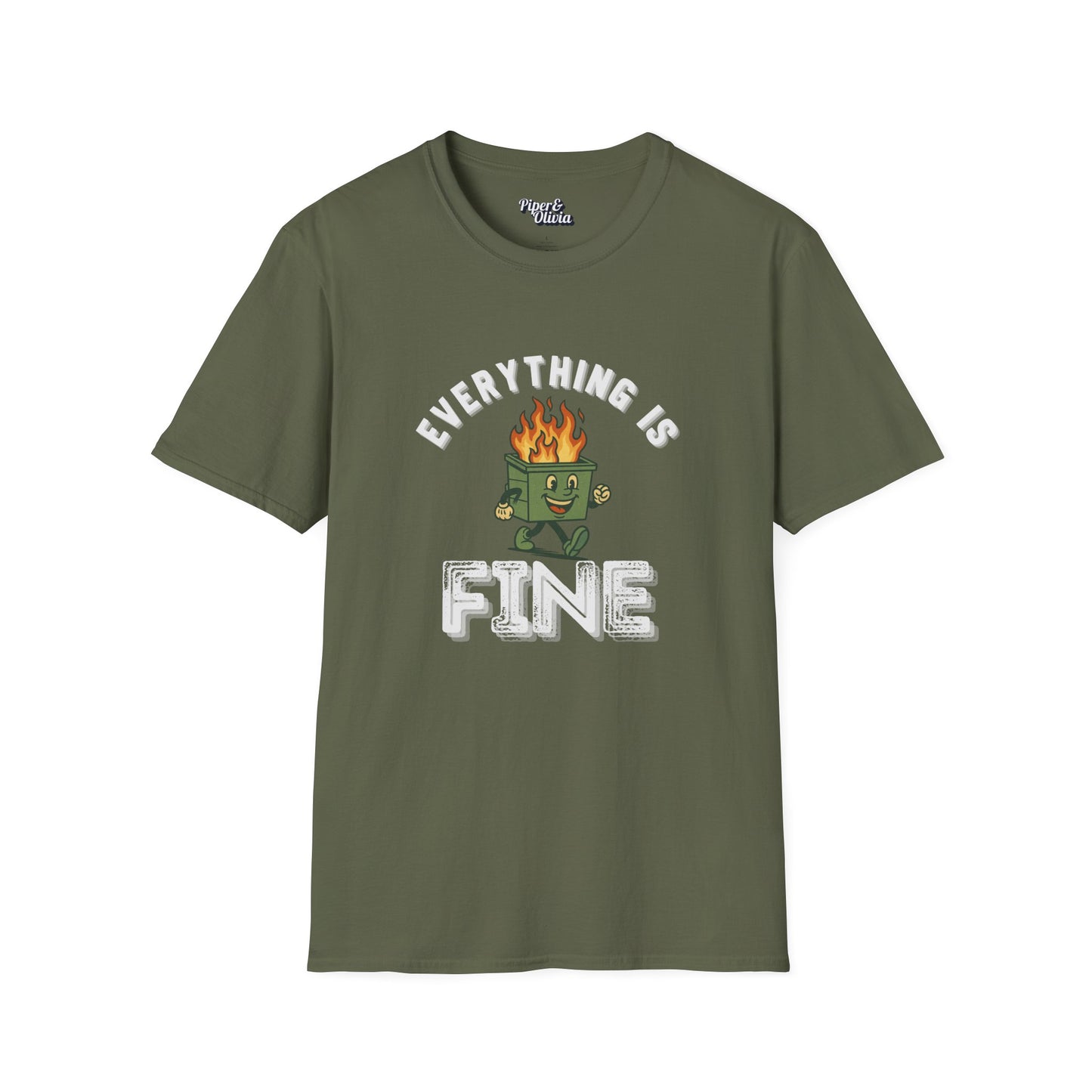 Everything Is Fine - Unisex - On Dark and Light Colored Tee๐