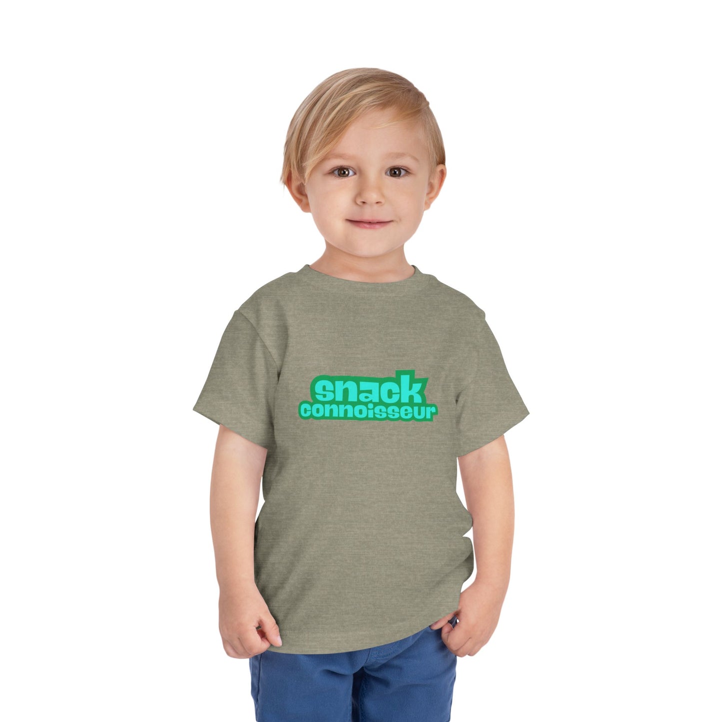 Snack Connoisseur - Unisex Toddler/Kid - Front Print on Light & Dark Tees 👕