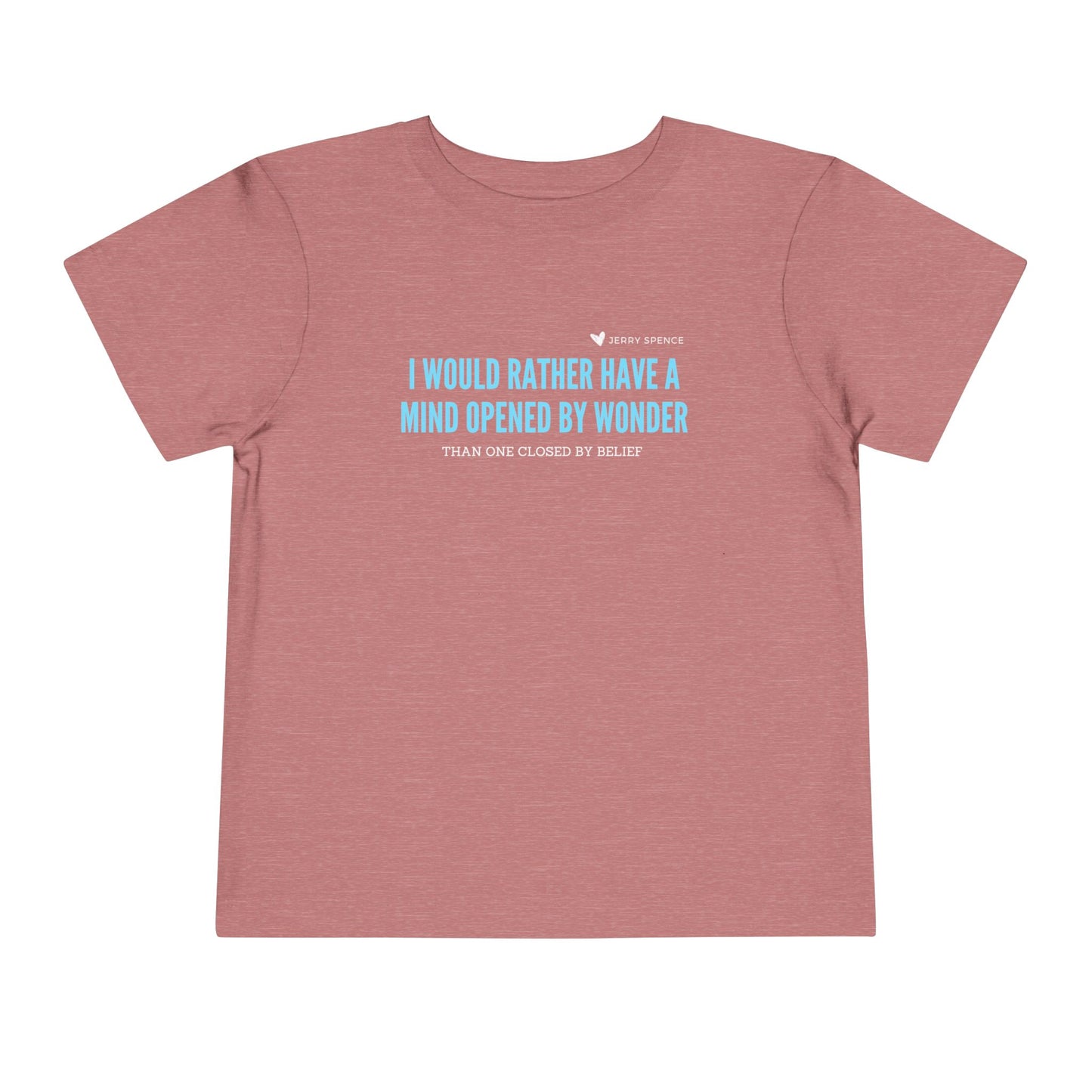 Mind Opened By Wonder - Unisex Toddler/Kid - Front Print on Light & Dark Tees👕