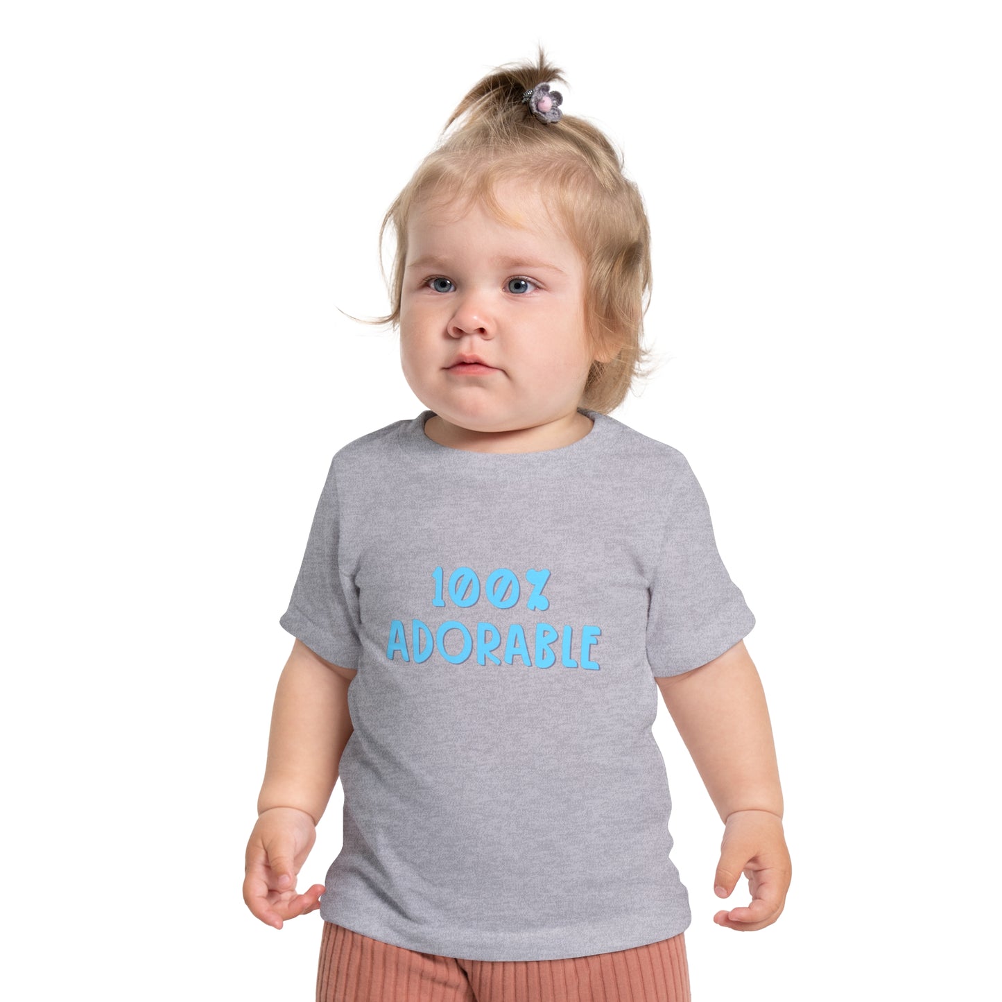 100% Adorable - Unisex Baby/Toddler - on Light & Dark Tees👕