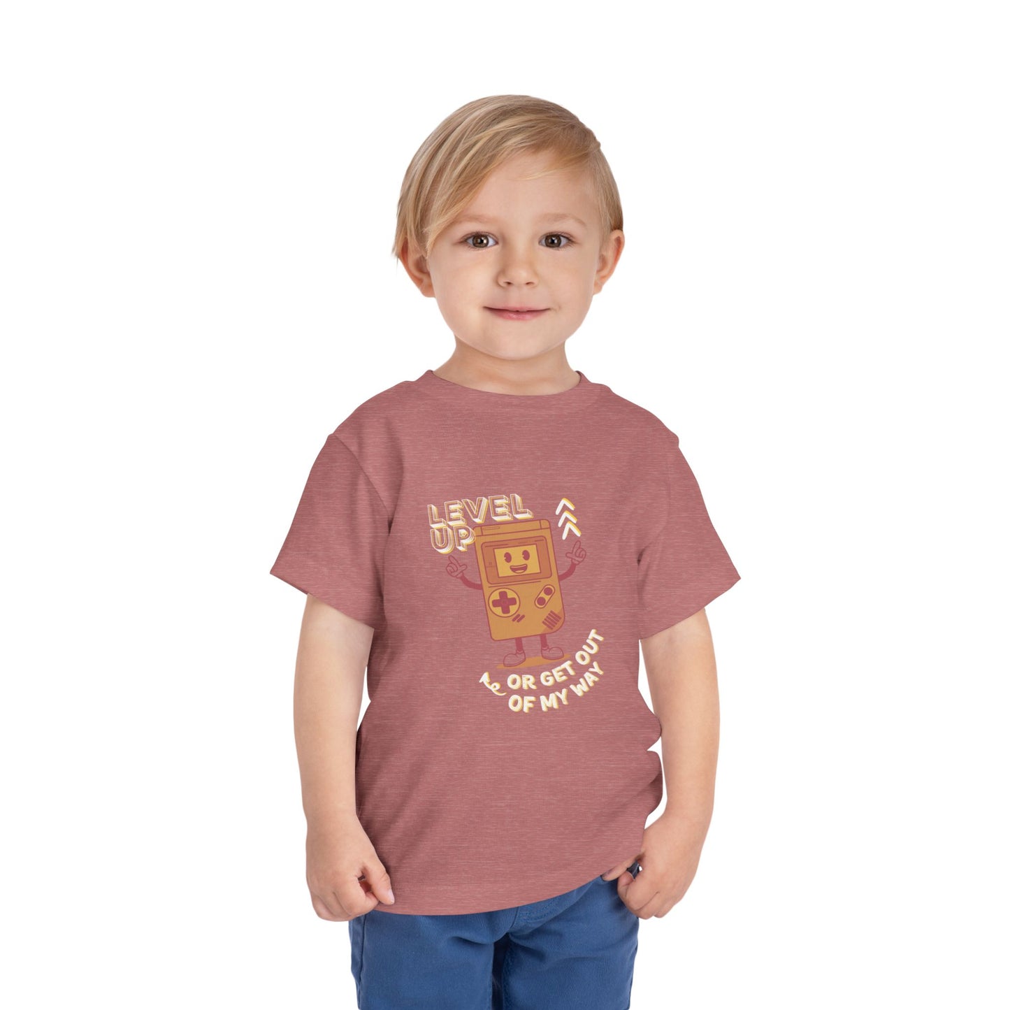 Level Up - Unisex Toddler/Kid - Front Print on Light & Dark Tees ๐