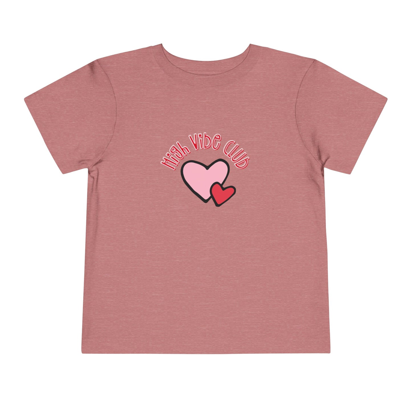 High Vibe Club - Toddler Unisex - Front and Back Print on Light & Dark Tees👕