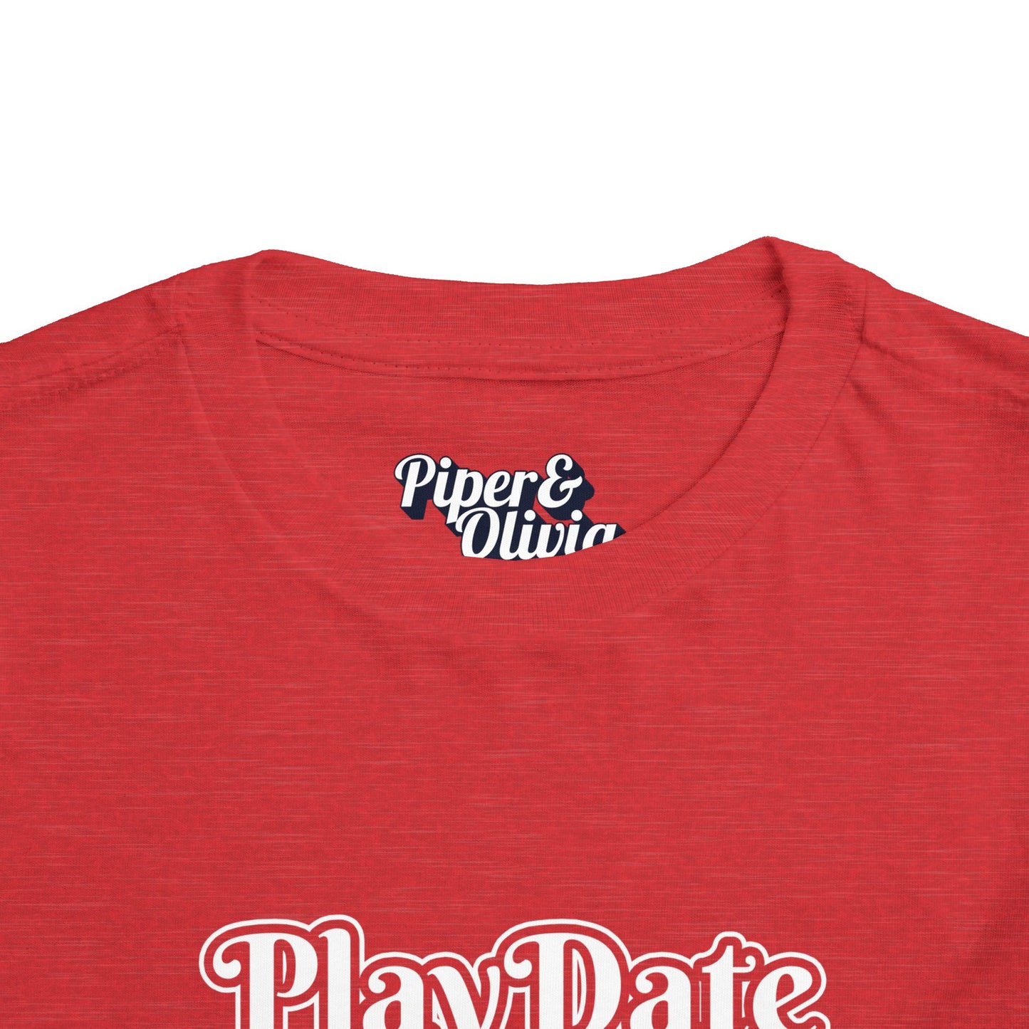 Play Date Material - Toddler/Kid - Front Print on Light & Dark Tees👕