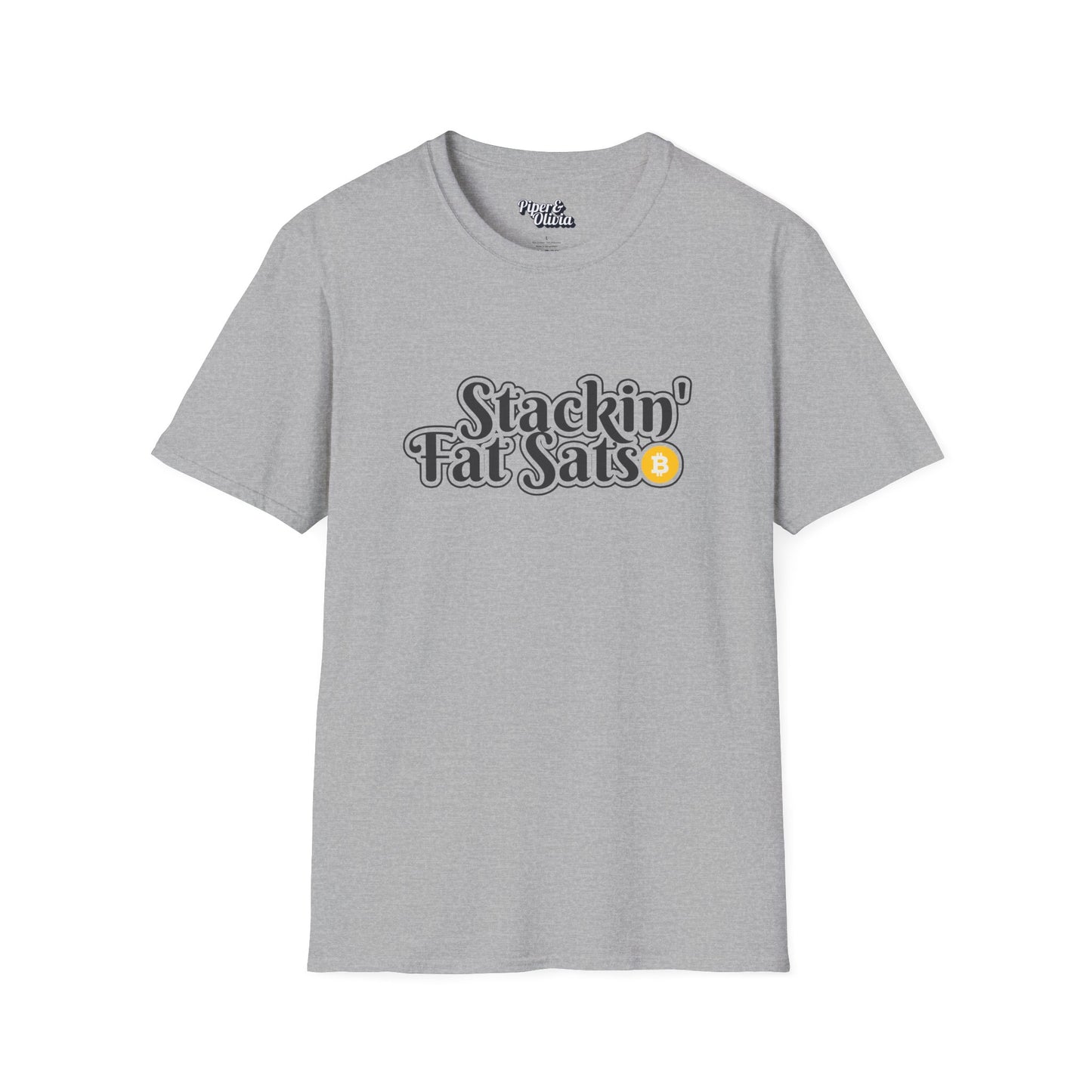 Stakin Sats - Unisex - On Dark and Light Colored Tee๐