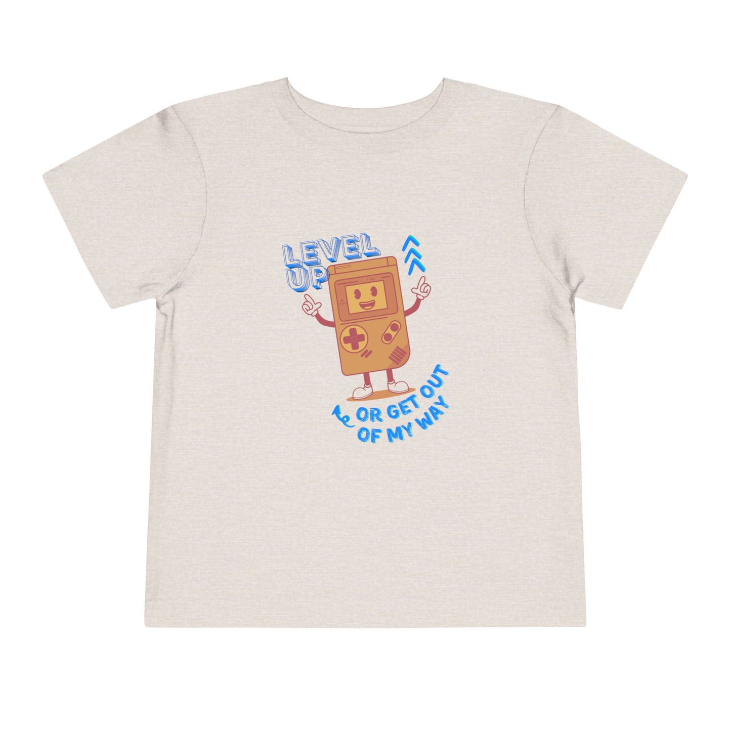 Level Up - Unisex Toddler/Kid - Front Print on Light & Dark Tees ๐