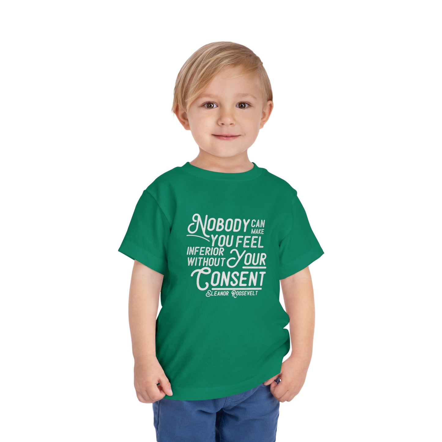 Inferior Without Consent - Toddler Unisex - Front Print on Light & Dark Tees👕