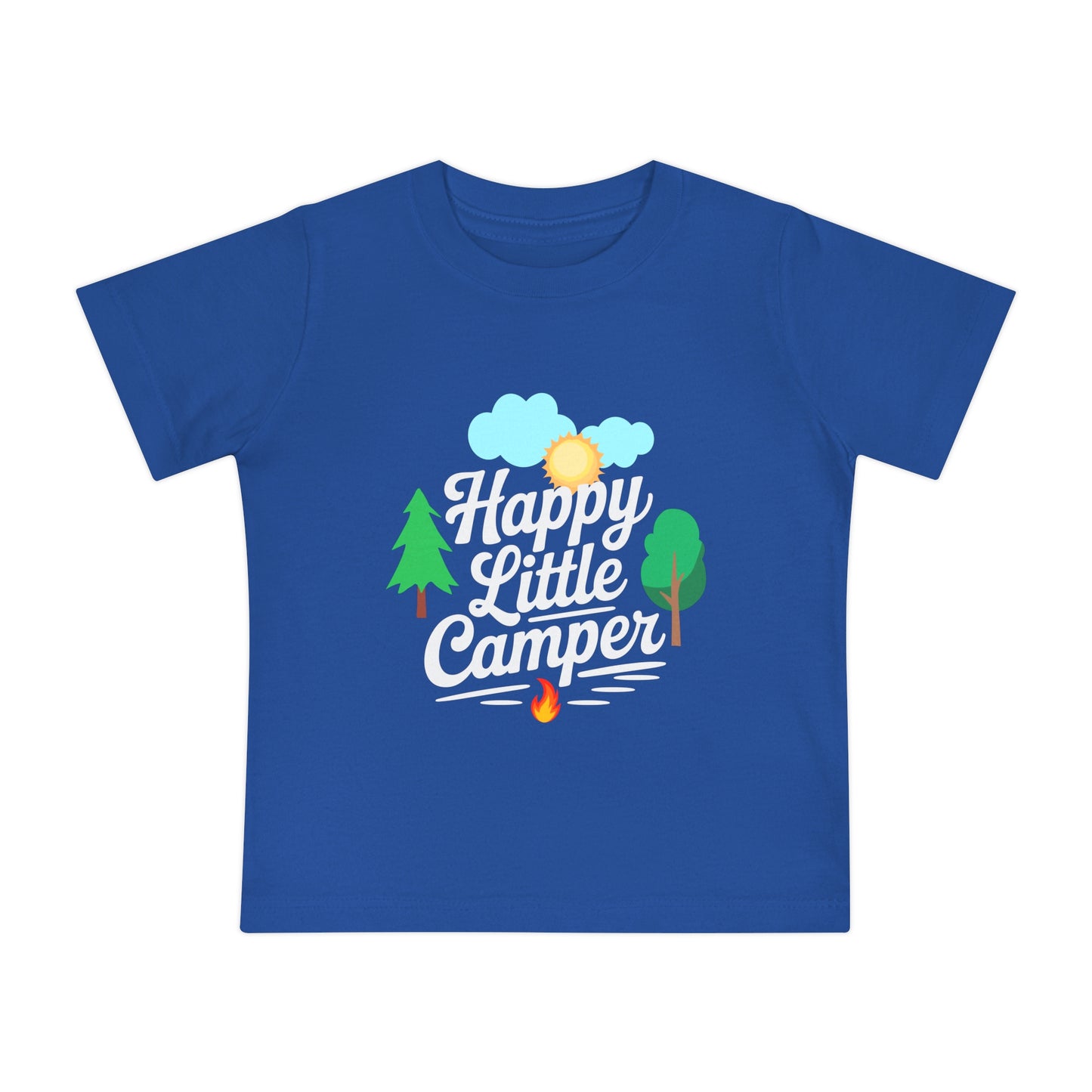 Happy Little Camper Baby - Unisex - on Light & Dark Tees👕