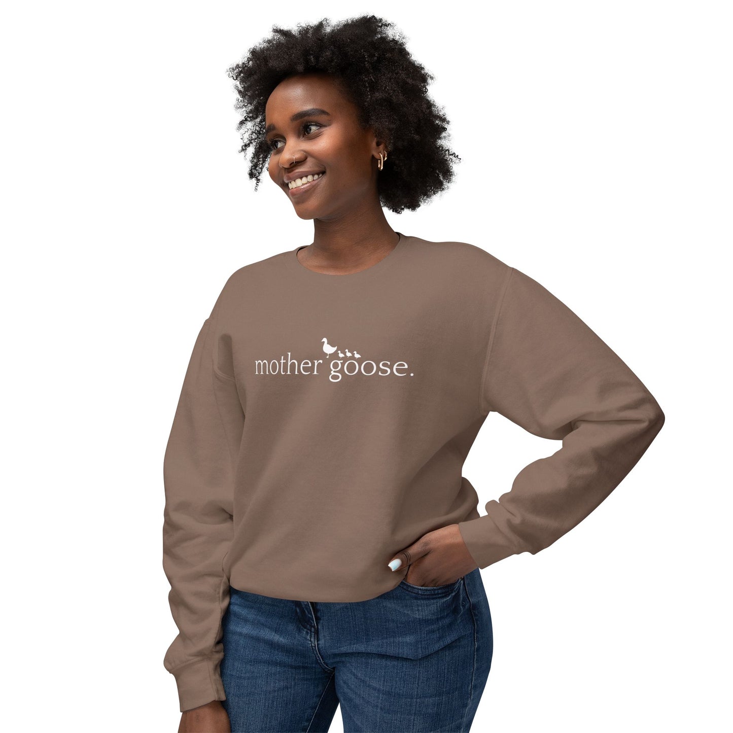 Mother Goose - Unisex - On Dark Lightweight Crewneck Sweatshirt π