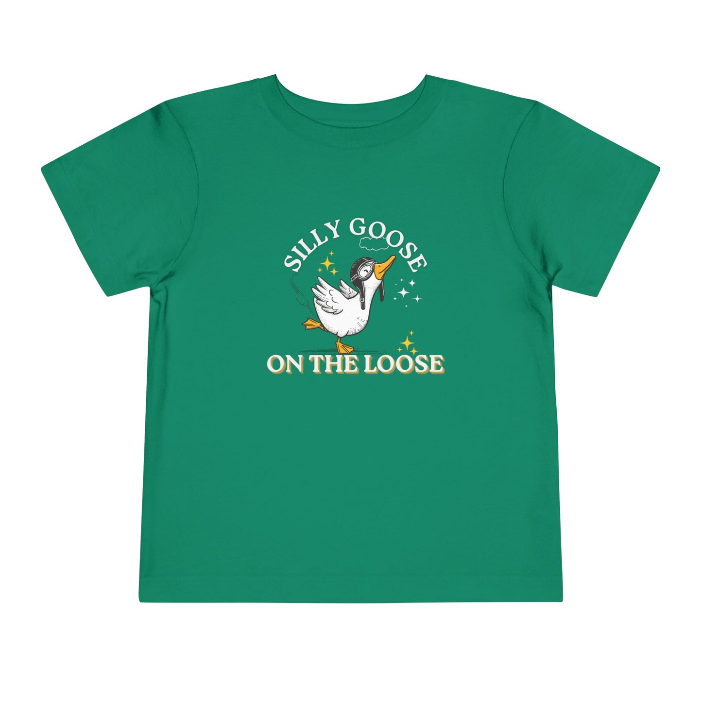 Silly Goose - Unisex Toddler/Kid - Front Print on Light & Dark Tees ๐