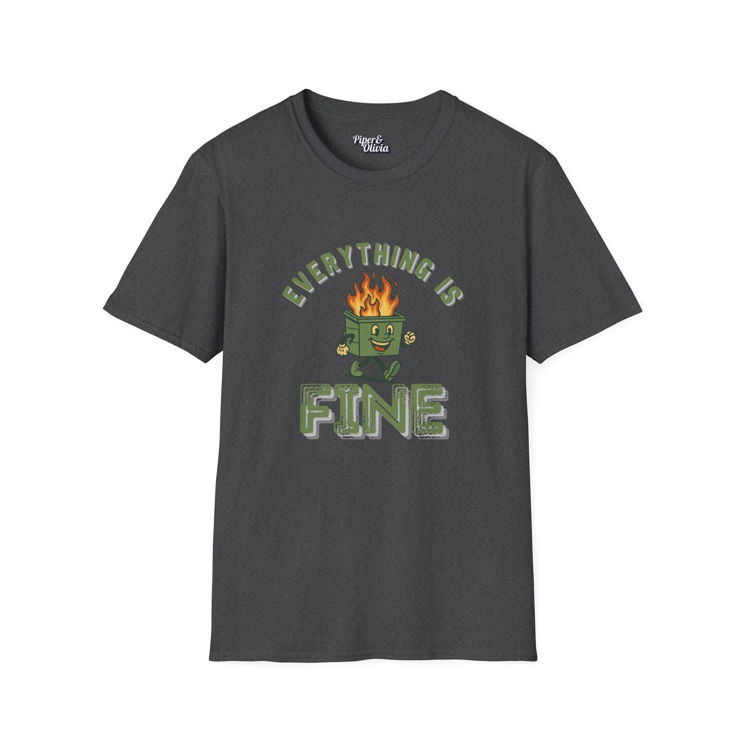 Everything Is Fine - Unisex - On Dark and Light Colored Tee๐