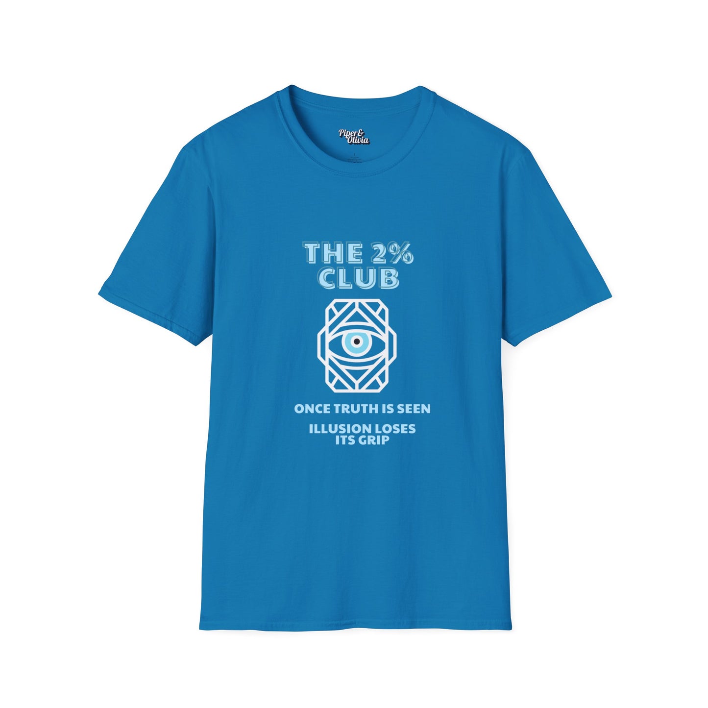 The 2% Club - Unisex - On Dark and Light Colored Tee๐