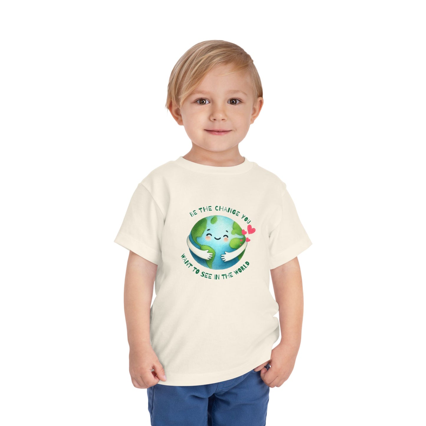 Be The Change - Unisex Toddler/Kid - Front Print on Light & Dark Tees👕