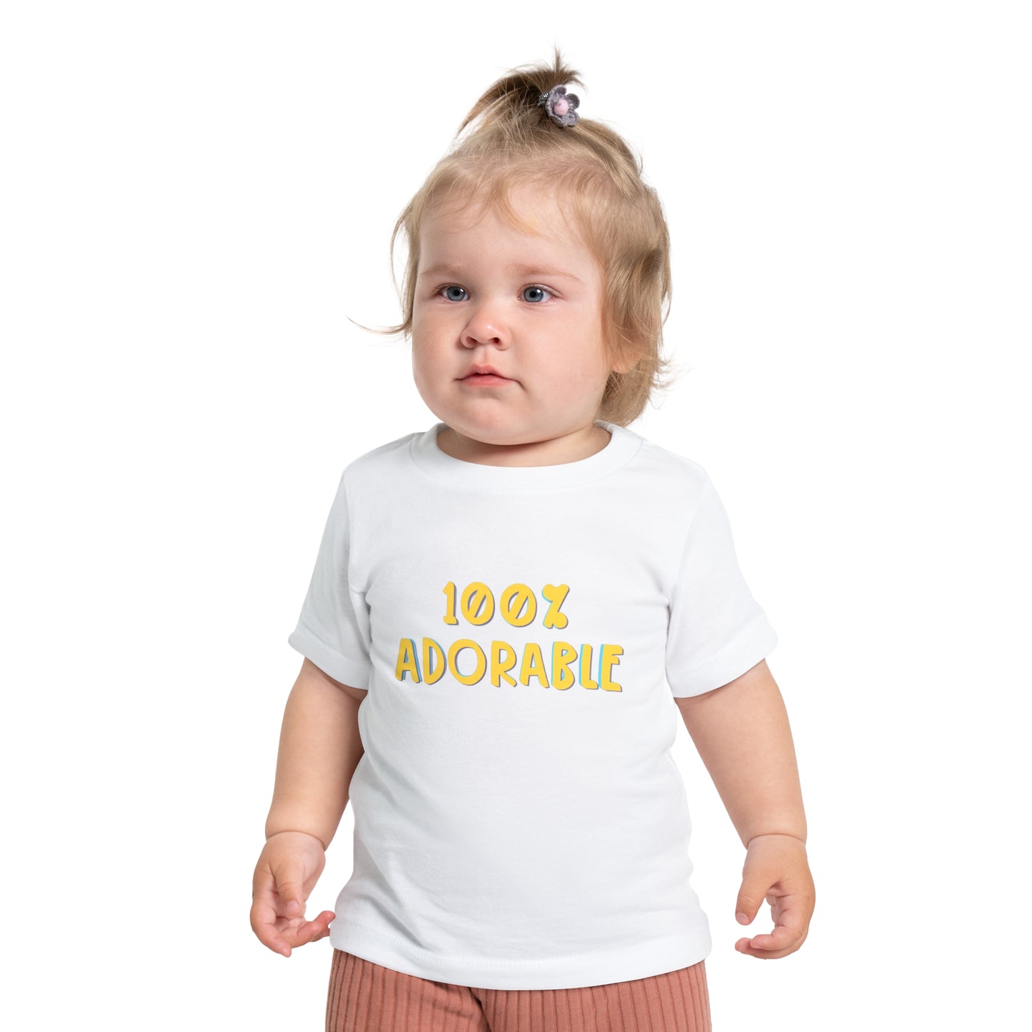 100% Adorable - Unisex Baby/Toddler - on Light & Dark Tees👕