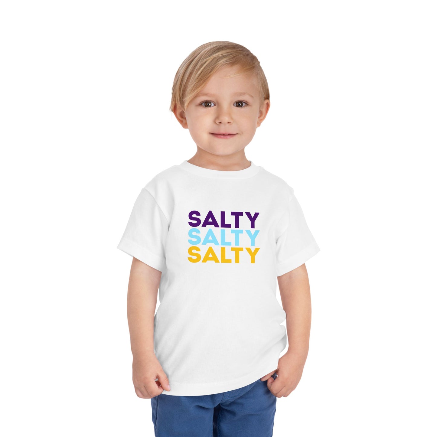 Salty Lil' Stinker - Unisex Toddler/Kid - Front & Back Print on Light & Dark Tees👕