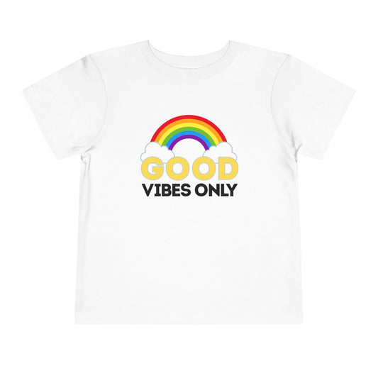 Good Vibes - Unisex Toddler/Kid - Front Print on Light & Dark Tees👕
