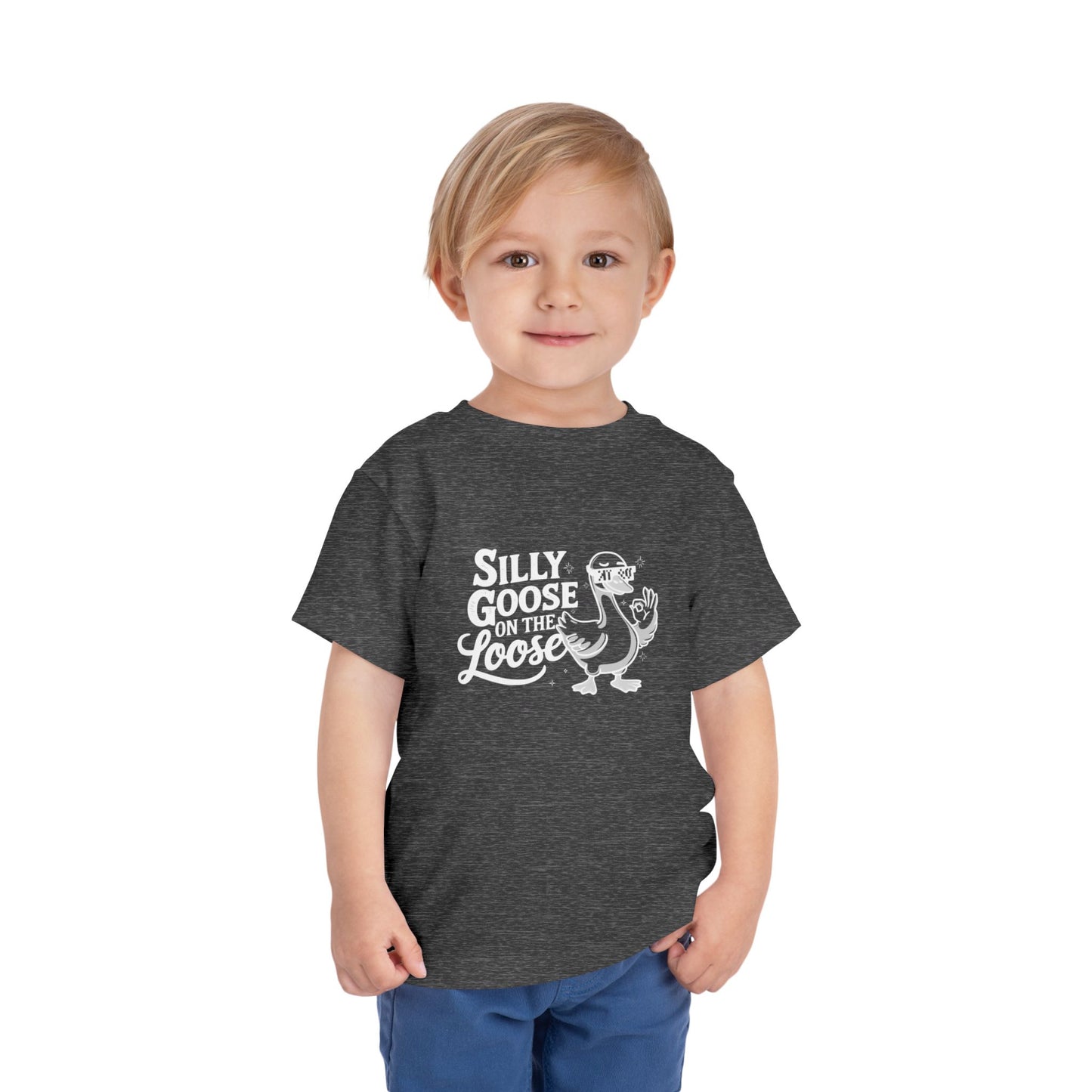 Loose Silly Goose - Toddler Unisex - Front Print on Light & Dark Tees👕