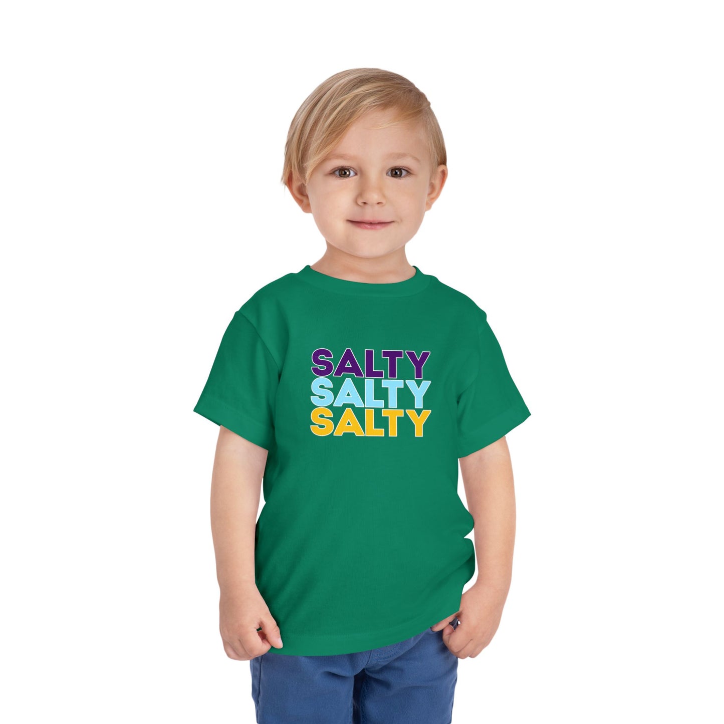 Salty Lil' Stinker - Unisex Toddler/Kid - Front & Back Print on Light & Dark Tees👕