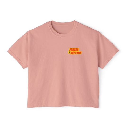 Zach Bryan, Sun To Me - Woman's Boxy Tee 👕