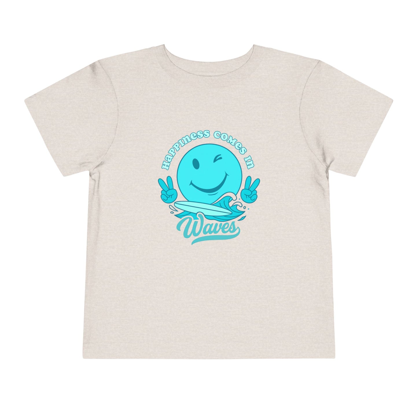 Happiness in Waves- Toddler/Kid - on Light & Dark Tees👕