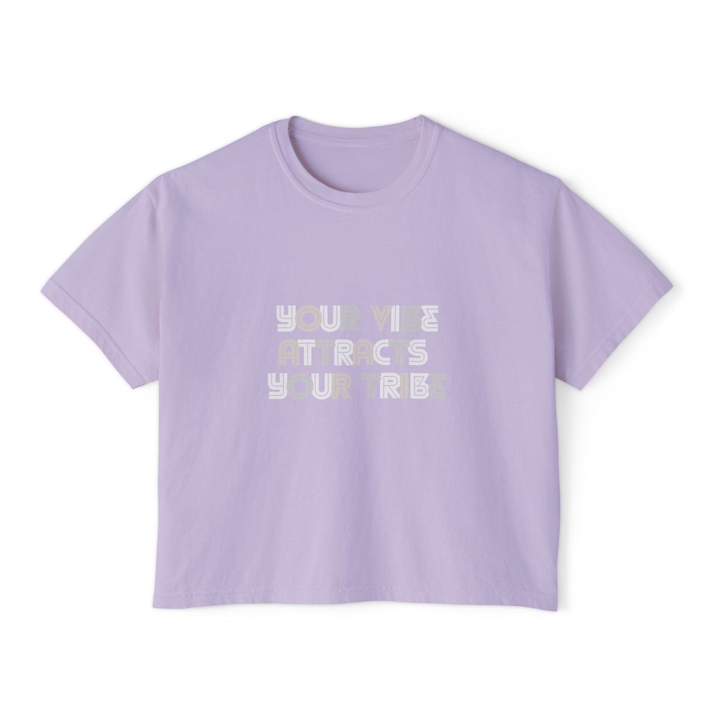 Your Vibe Attracts Your Tribe - Woman's Boxy Tee π