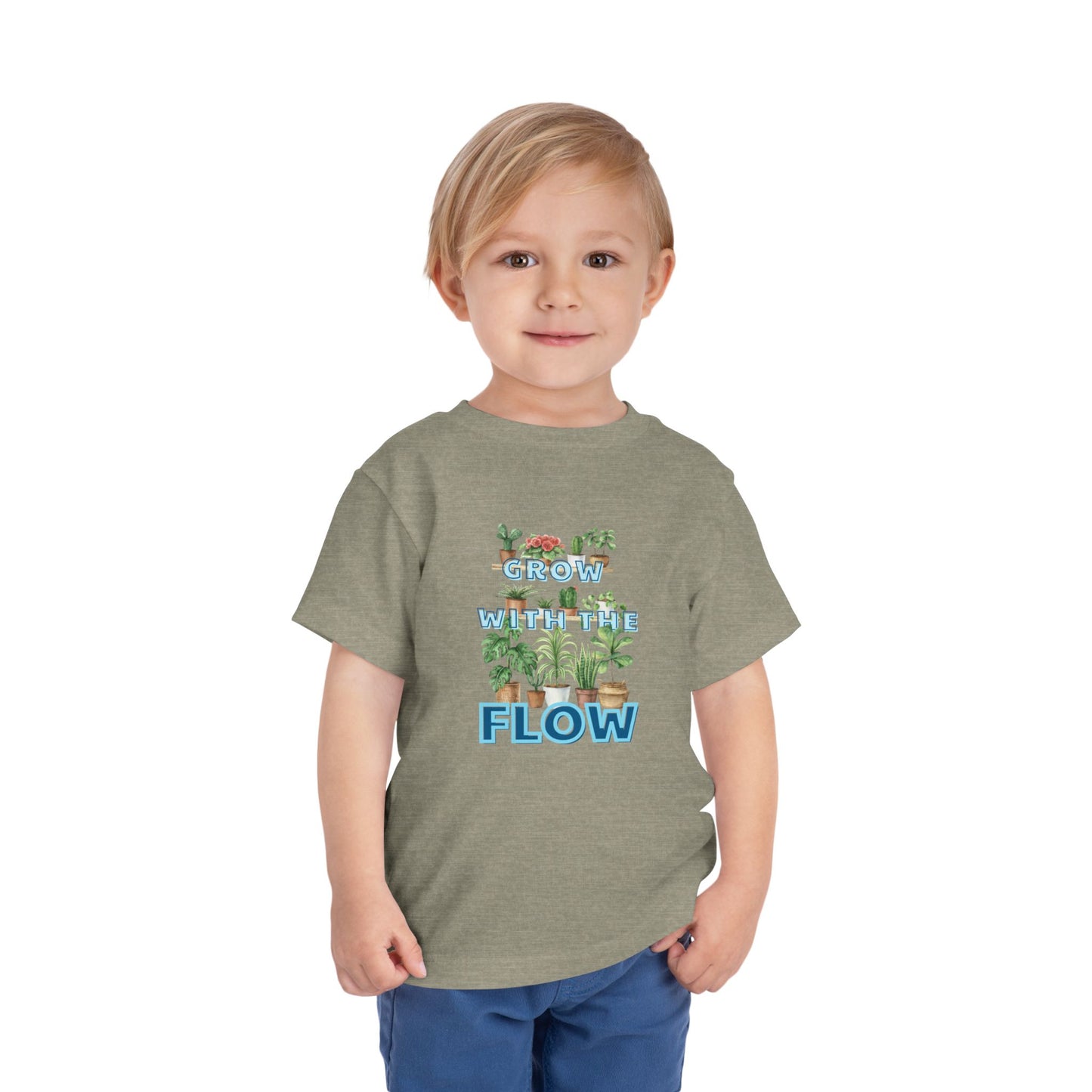 Grow With The Flow - Unisex Toddler/Kid - Front & Back Print on Light & Dark Tees👕
