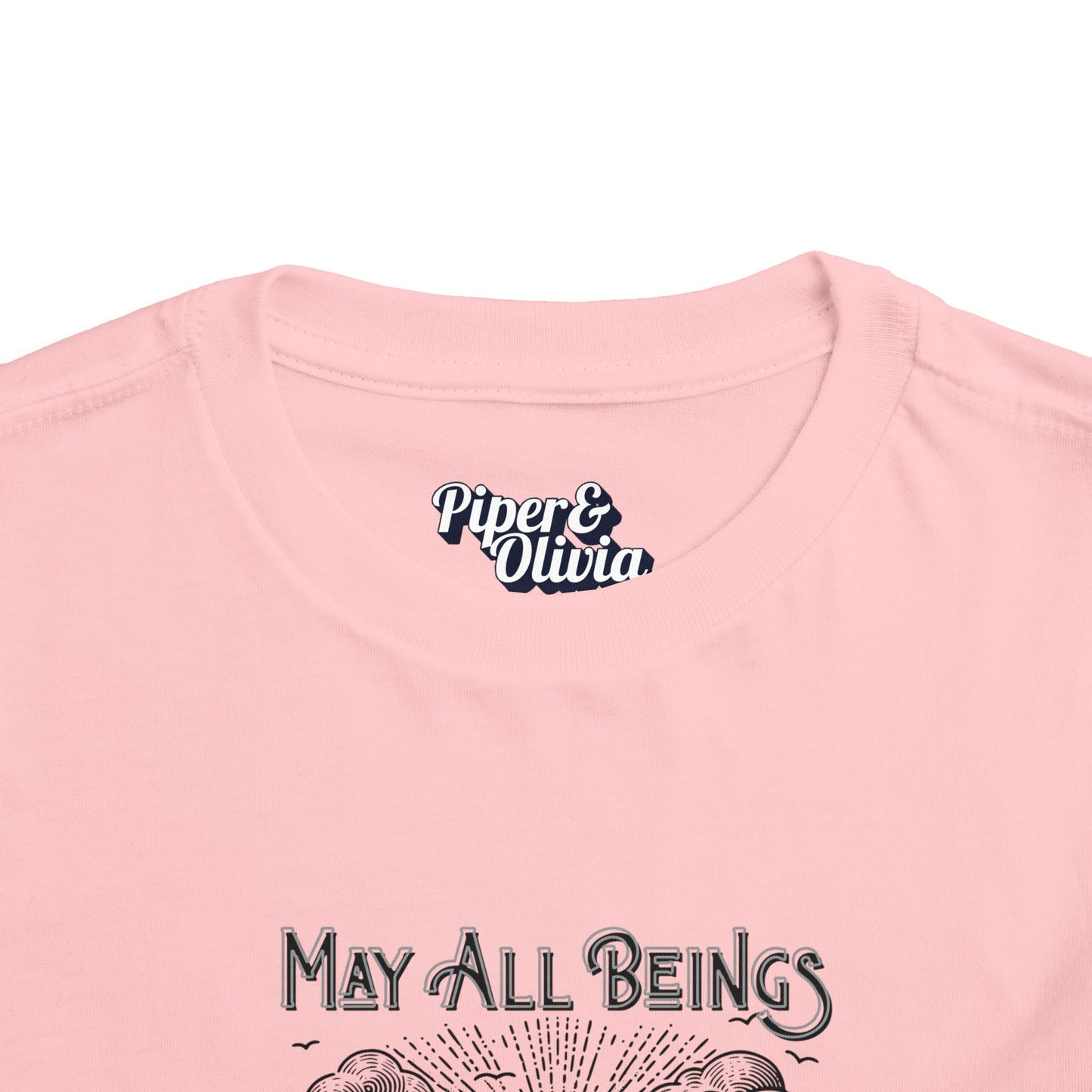 Happy & Free - Unisex Toddler/Kid - Front Print on Light & Dark Tees👕