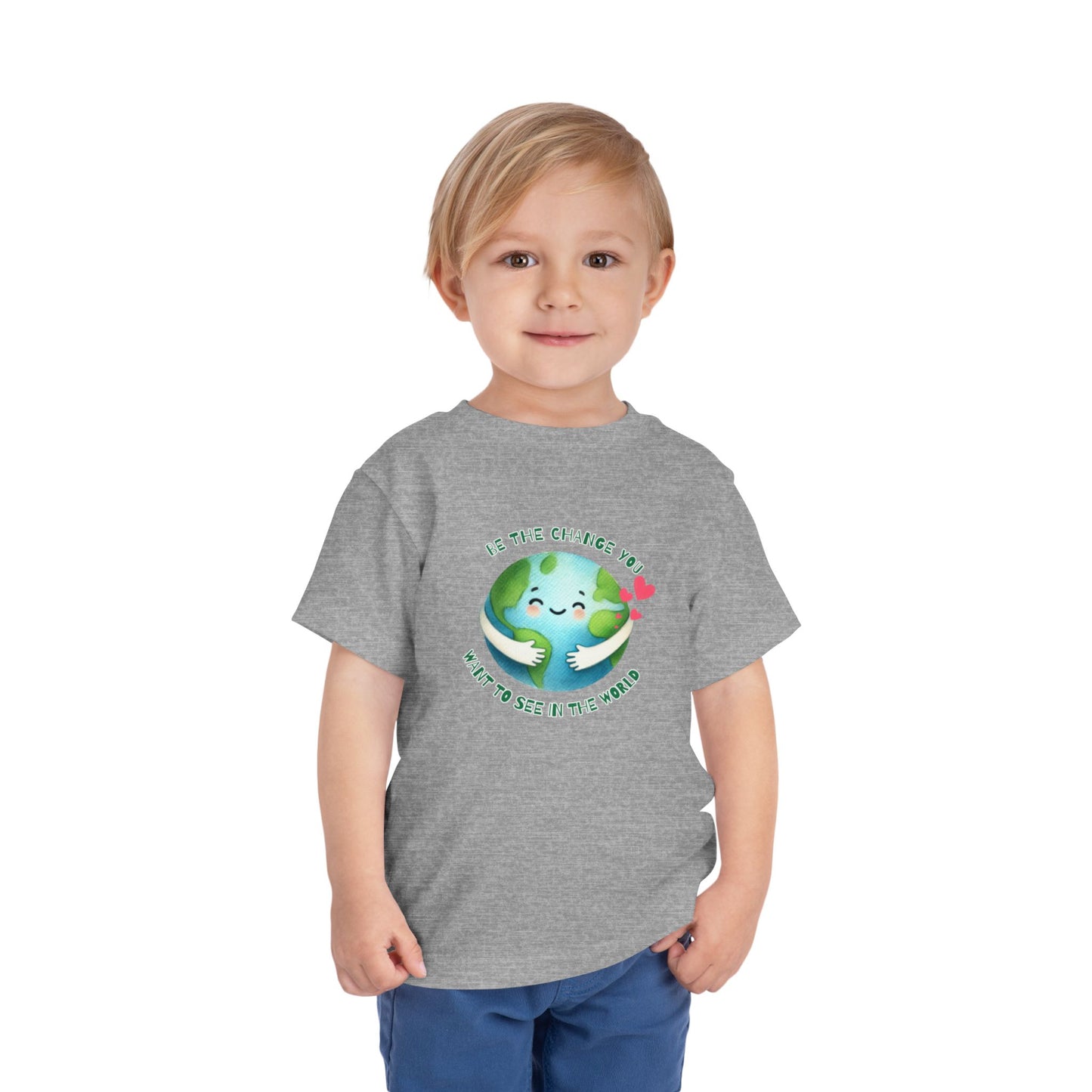 Be The Change - Unisex Toddler/Kid - Front Print on Light & Dark Tees👕